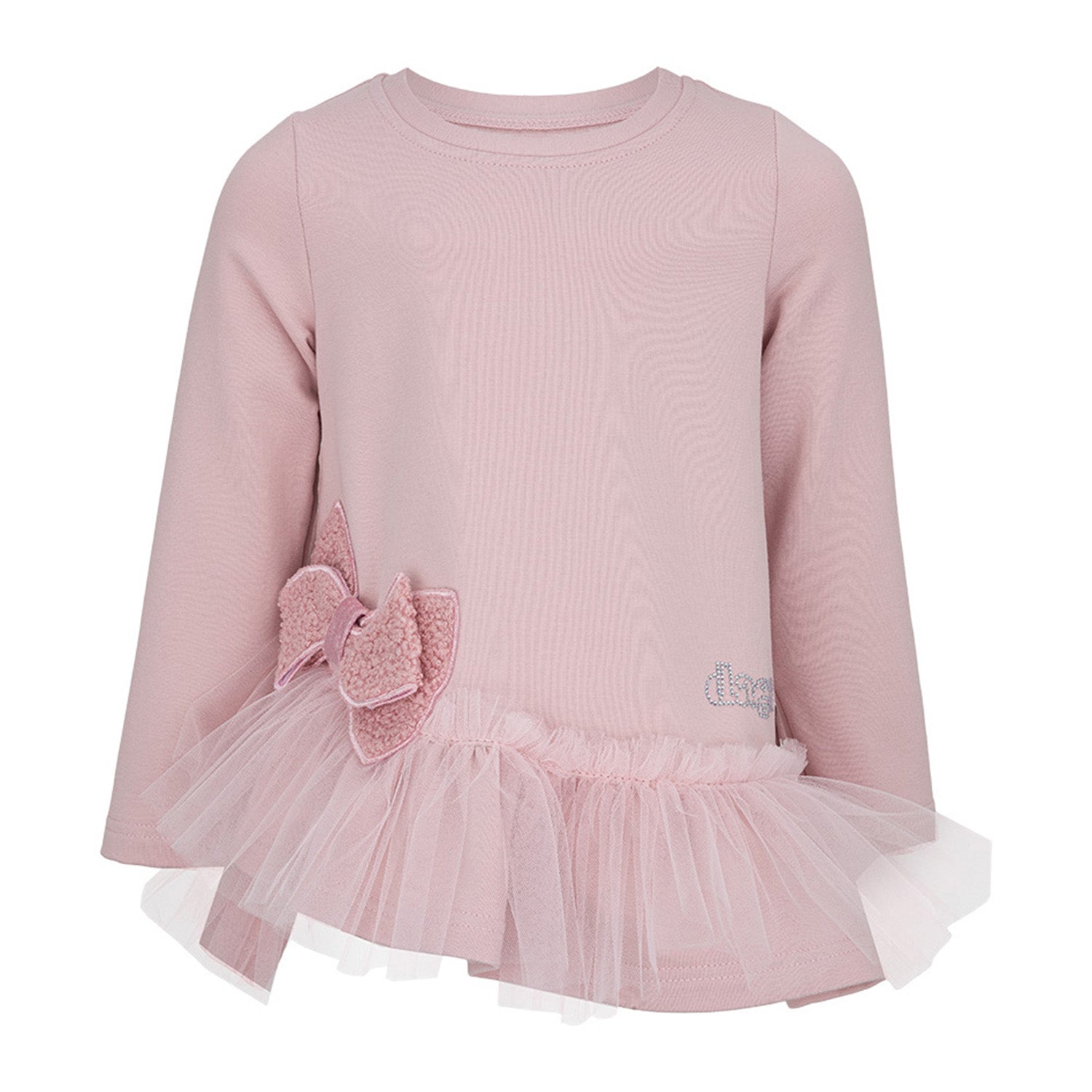 Pink Boucle & Tulle Outfit
