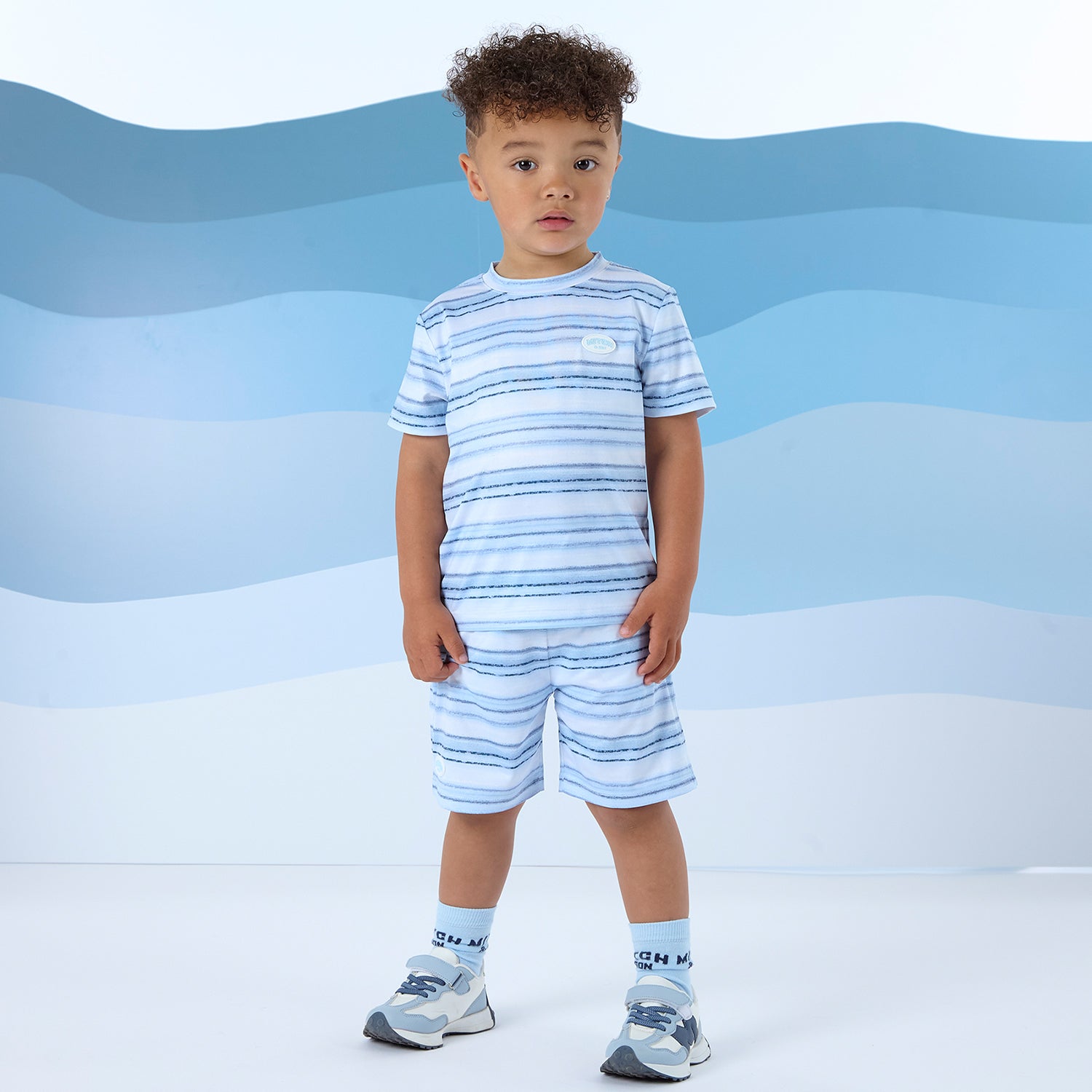 Blue Stripe Soft Set