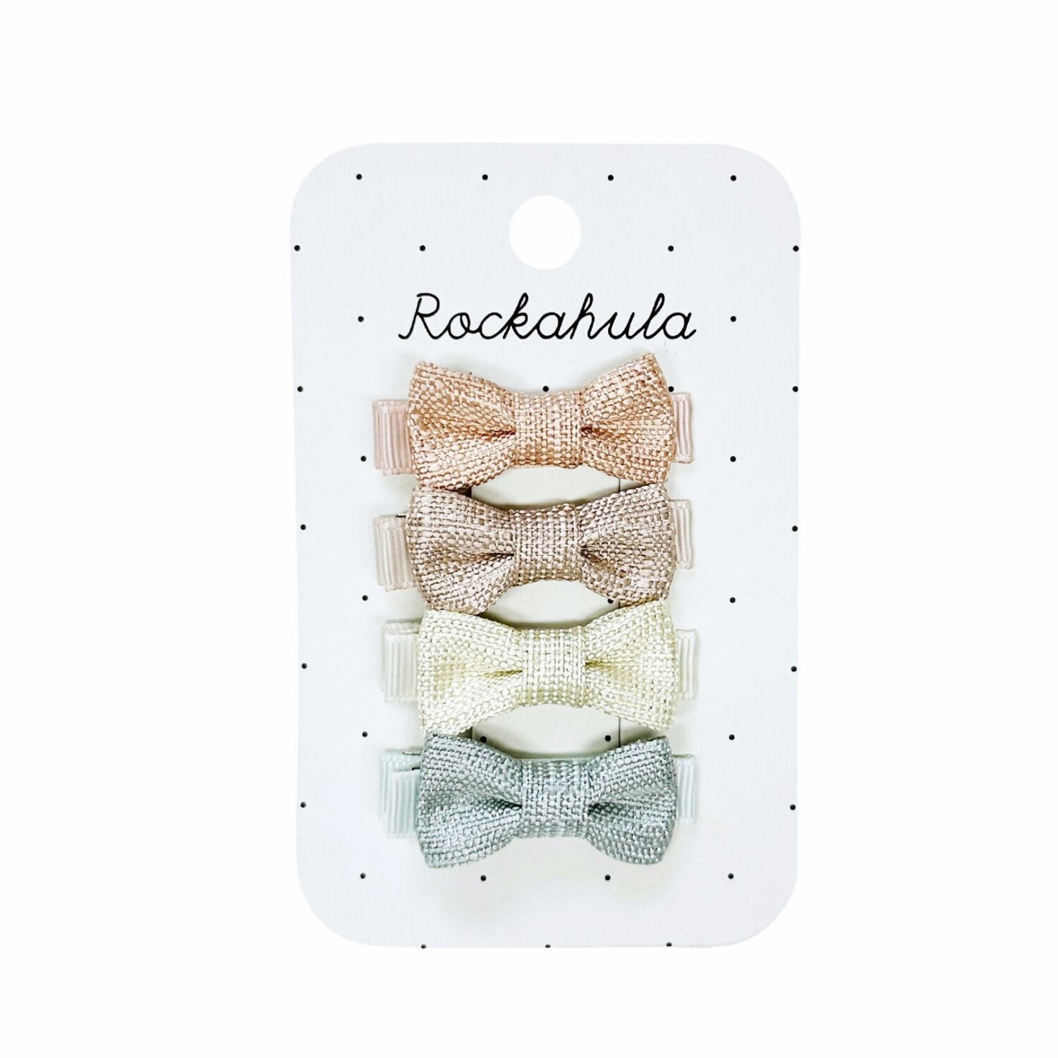 Pastel Shimmer Mini Bows Clips