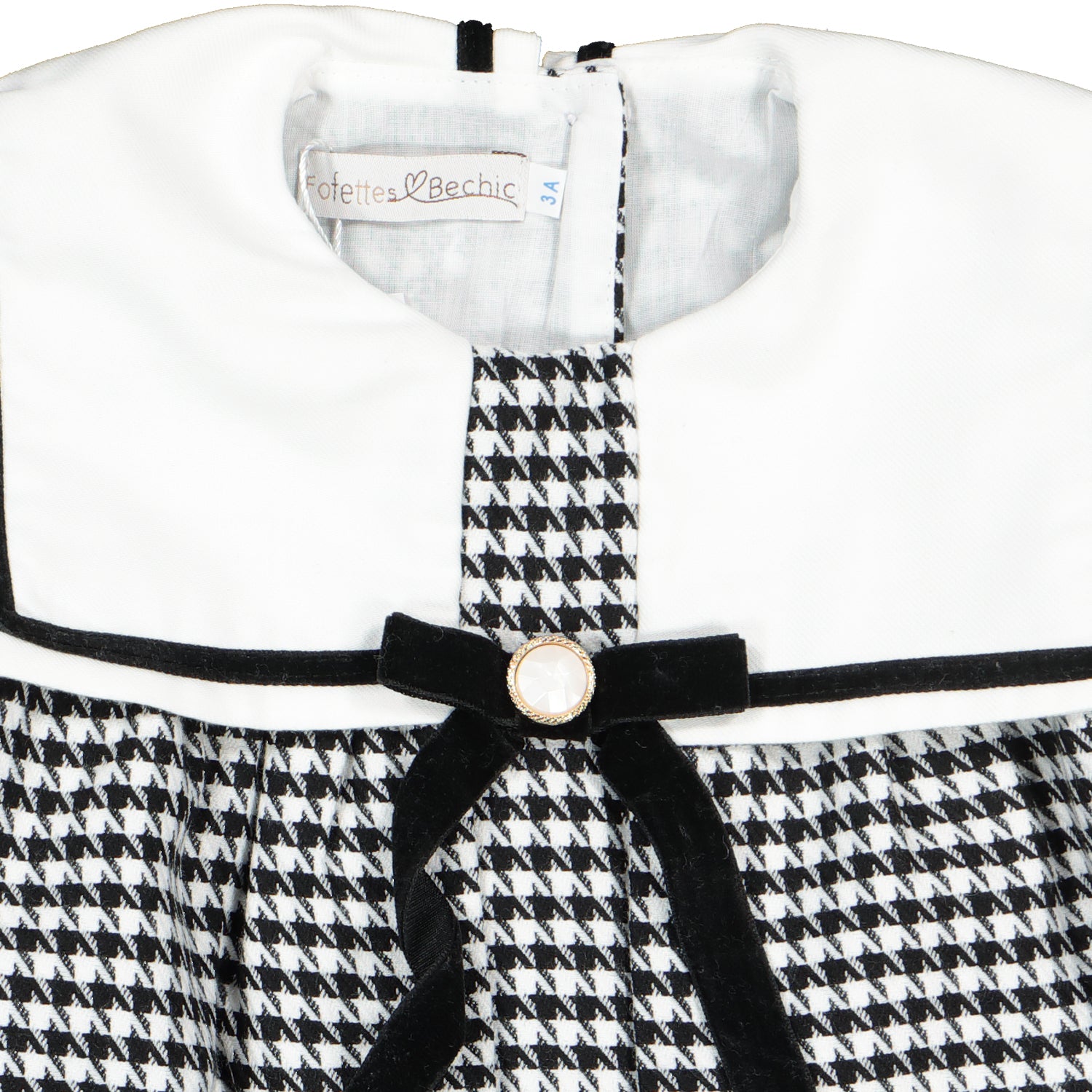 Black Dogtooth Dress