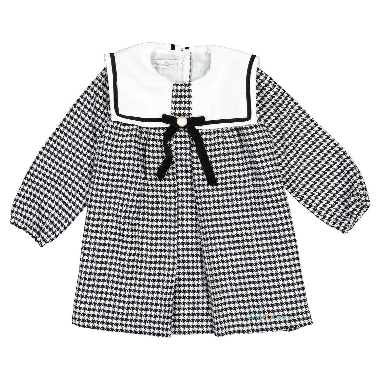 Black Dogtooth Dress