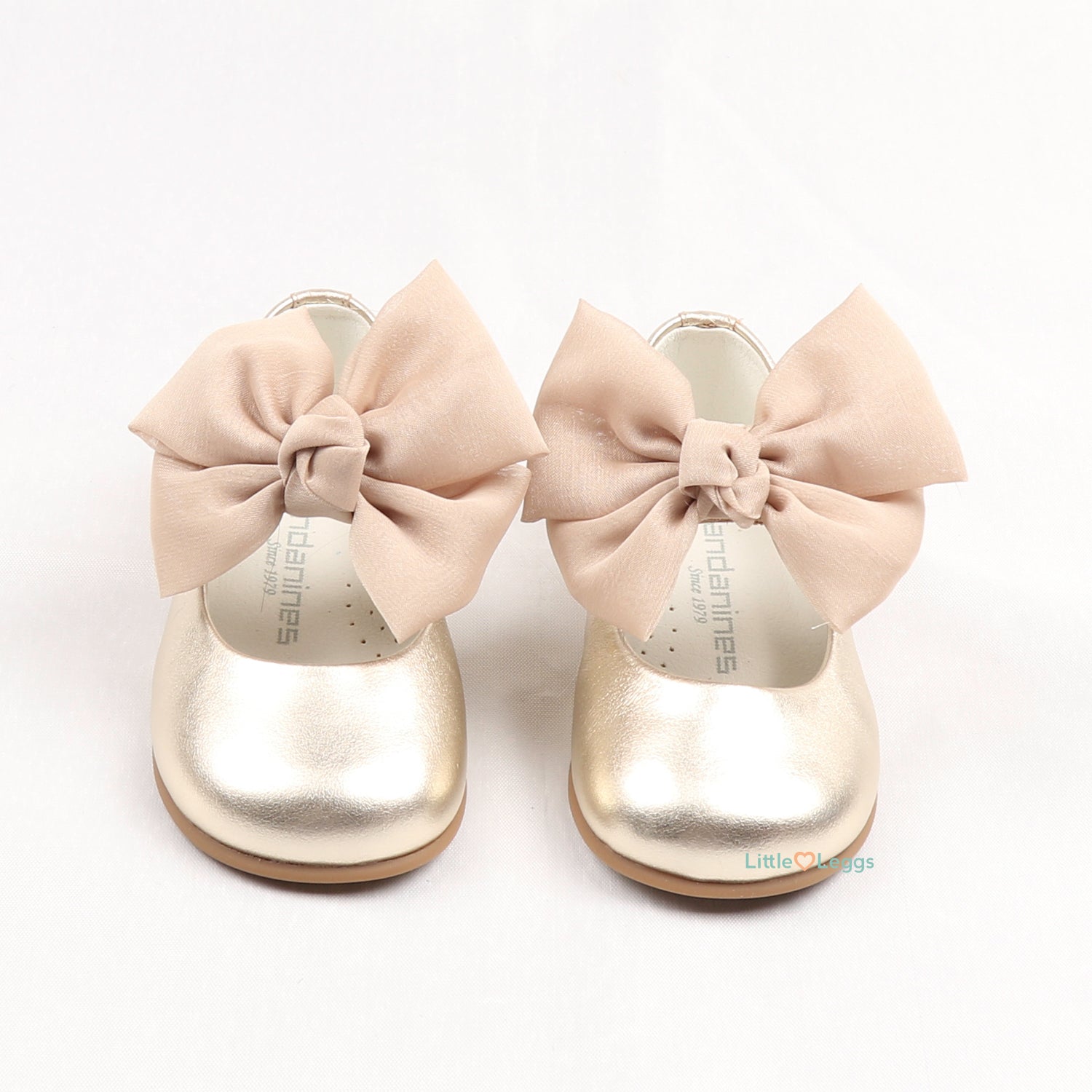 Gold Bow Mary Jane Shoe