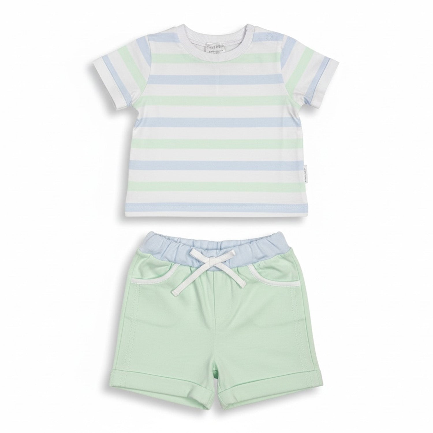 Mint Stripe Short Set