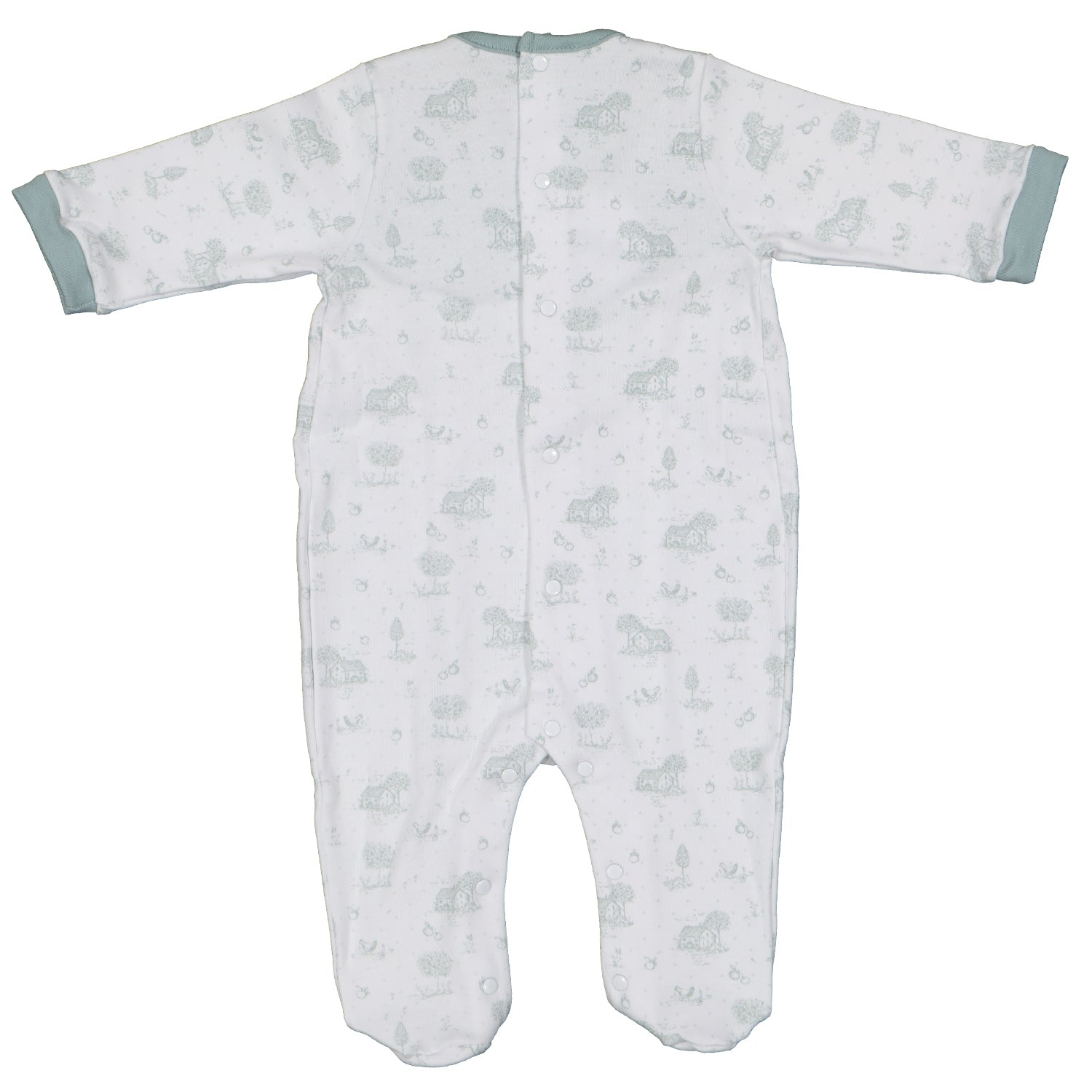 Green Country Cottage Babygrow