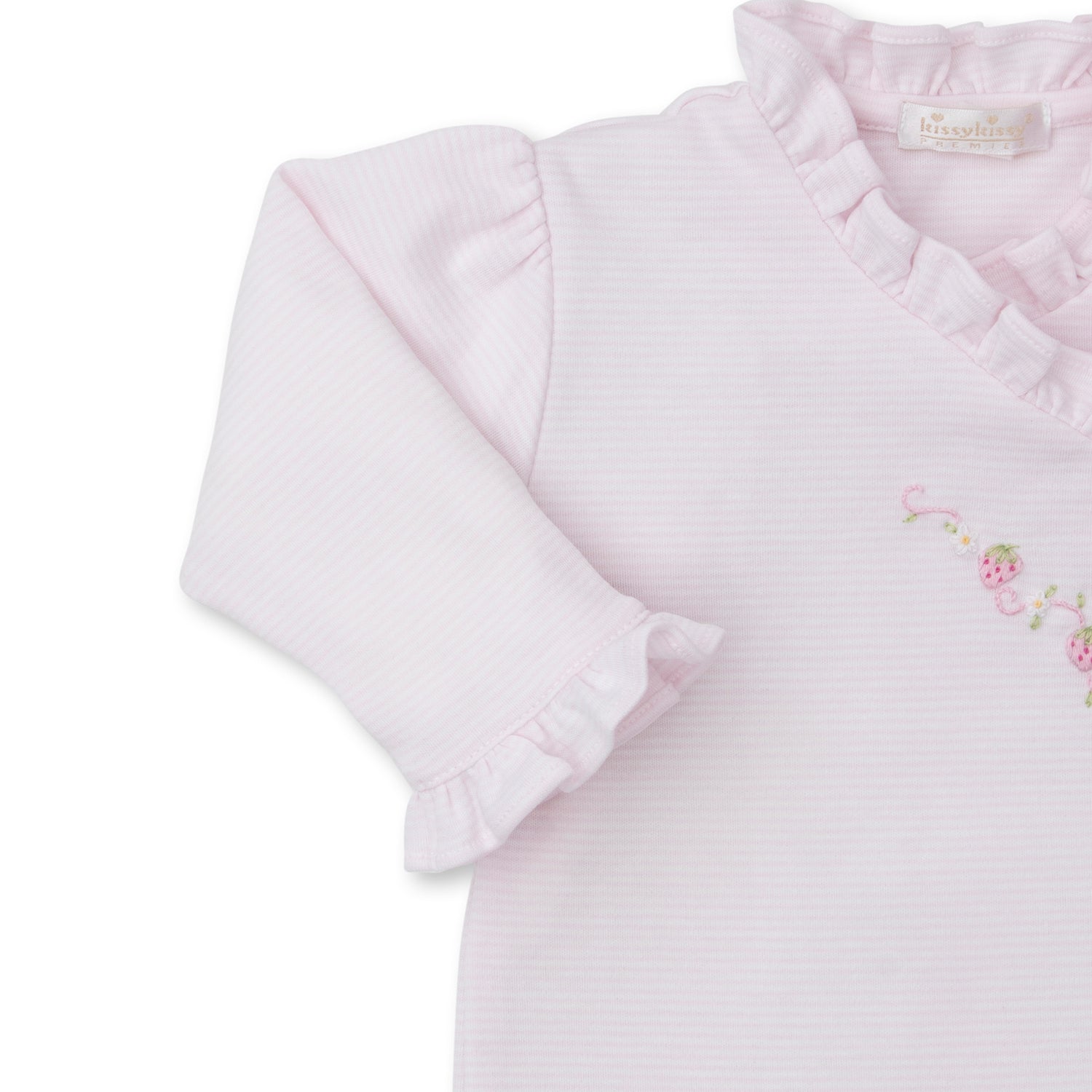 Strawberry Embroidered Babygrow
