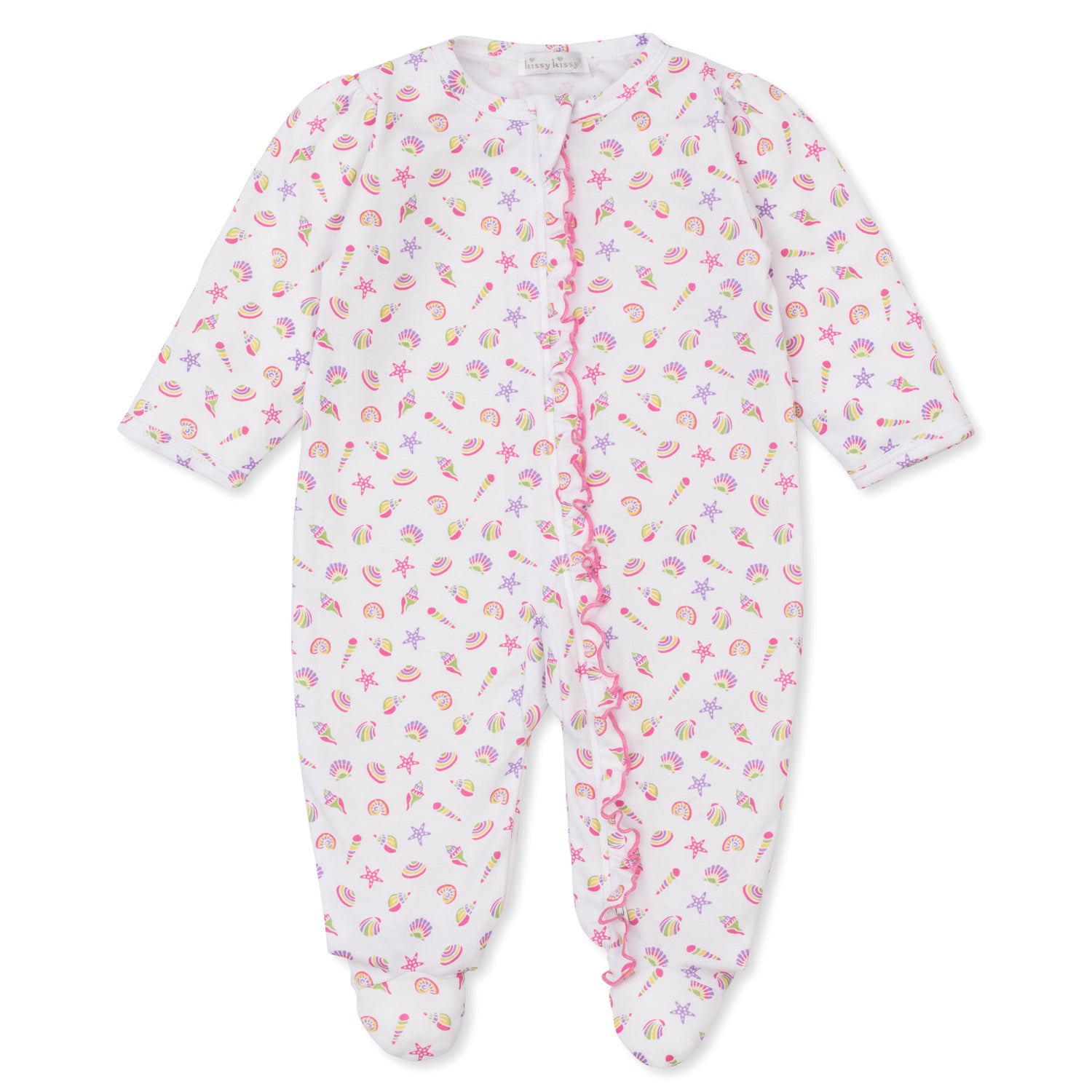 Sea Shells Zip Baby-grow