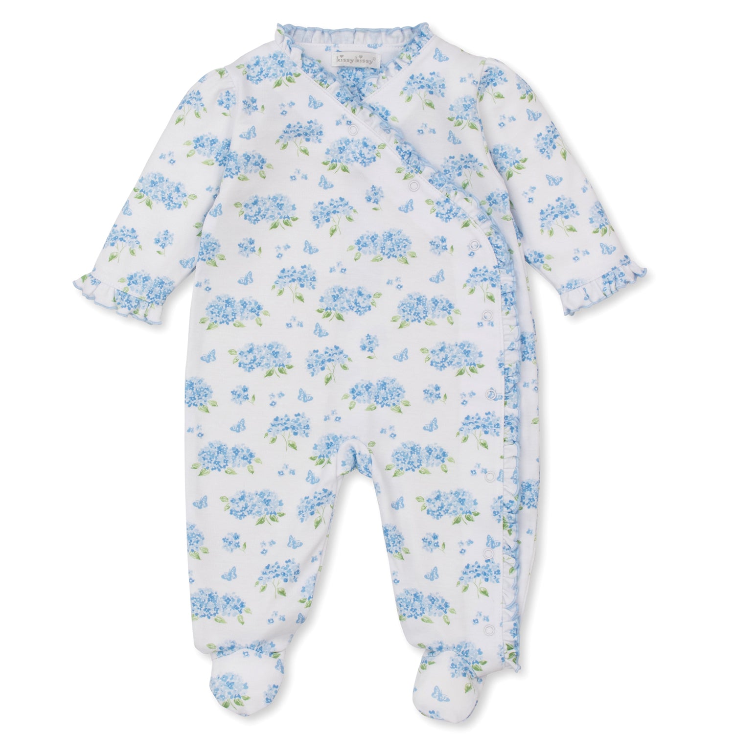 Blue Hydrangea Babygrow