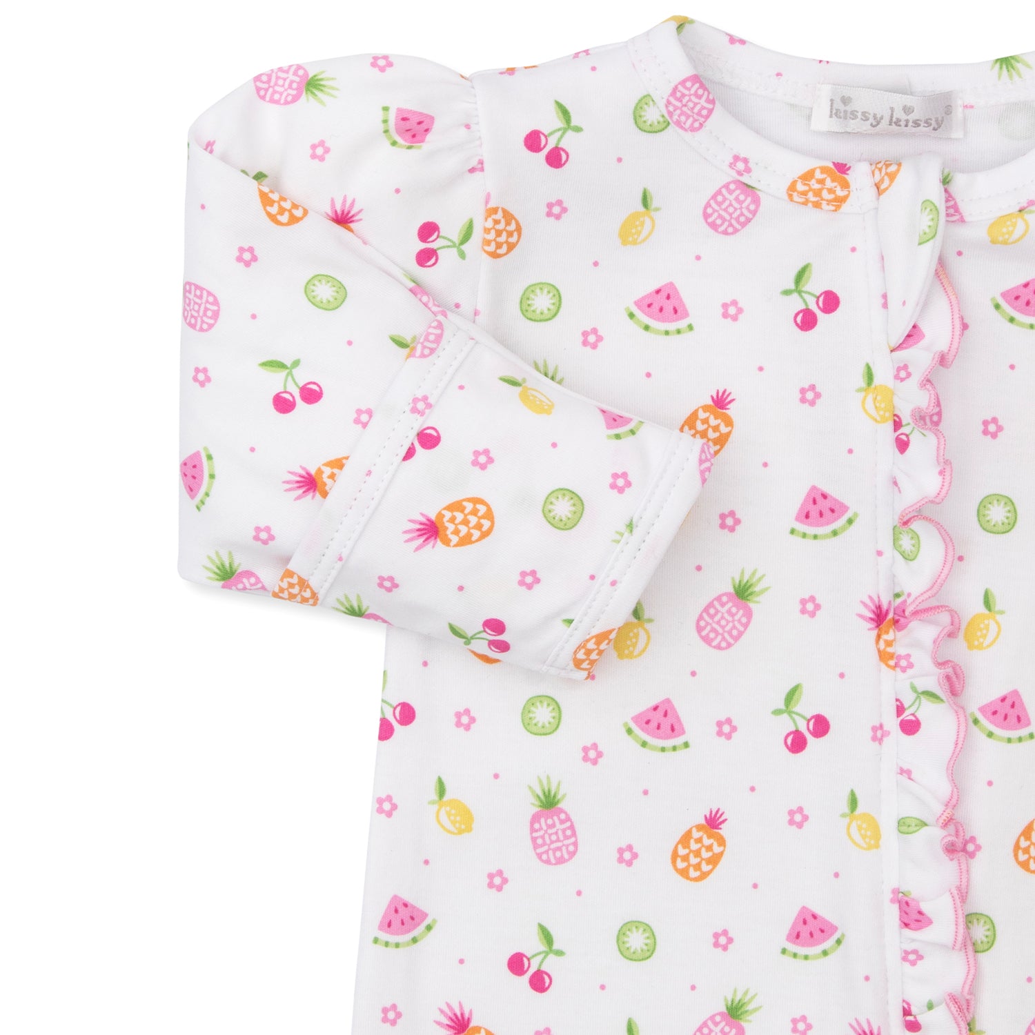 White Fruit Babygrow