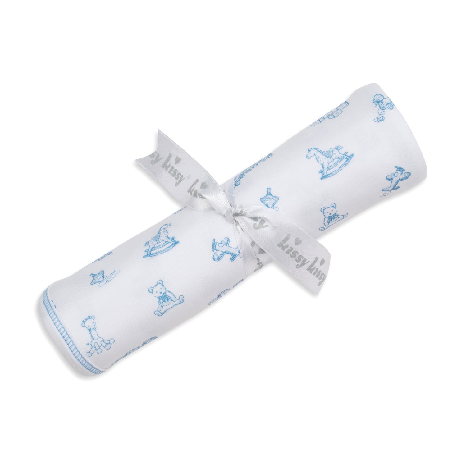 Blue Traditional Toy Print Blanket