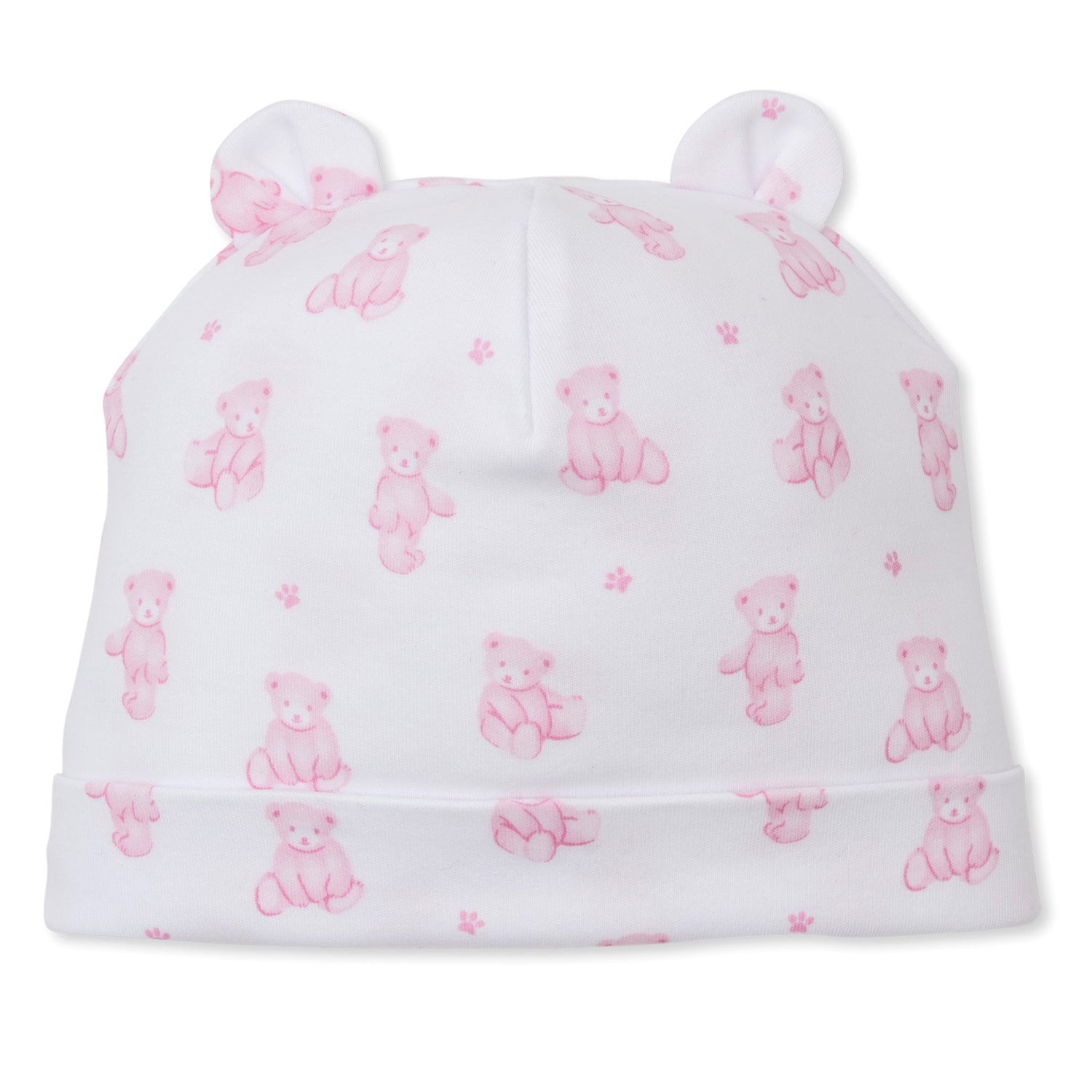 Pink Teddy Print Hat