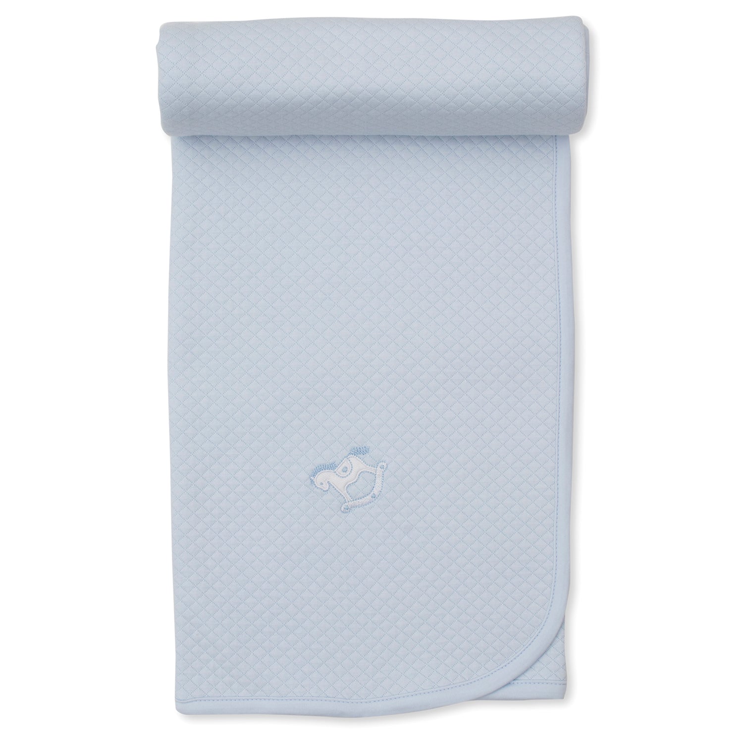 Blue Rocking Horse Blanket
