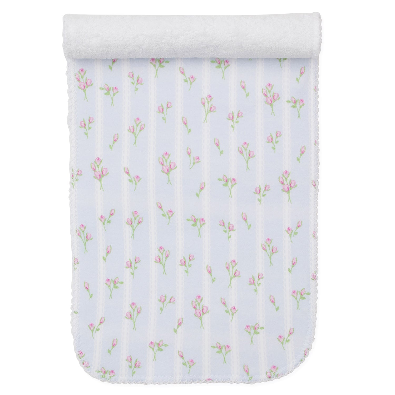 Tulip Stripe Burp Bib