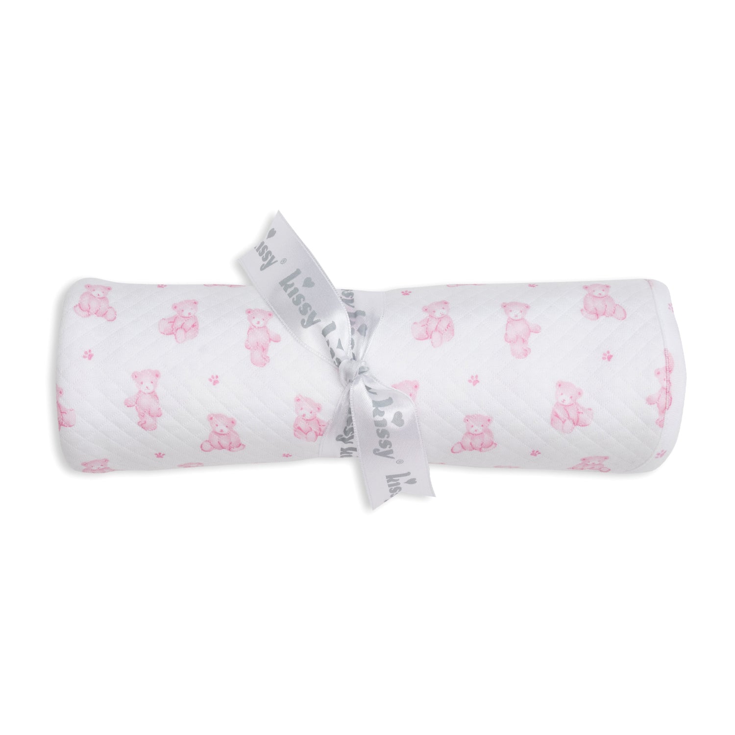 Pink Teddy Jacquard Blanket