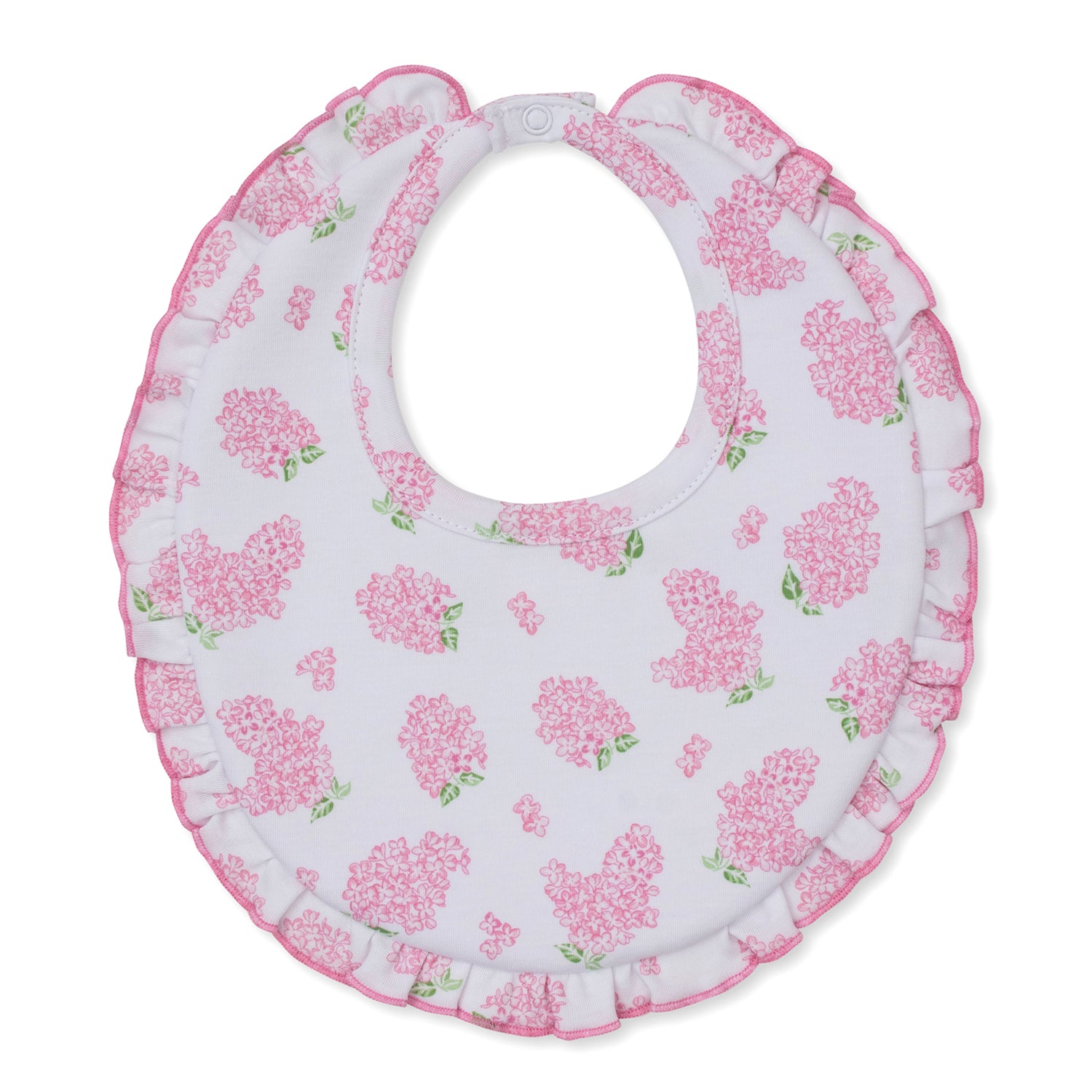 Pink Hydrangea Bib
