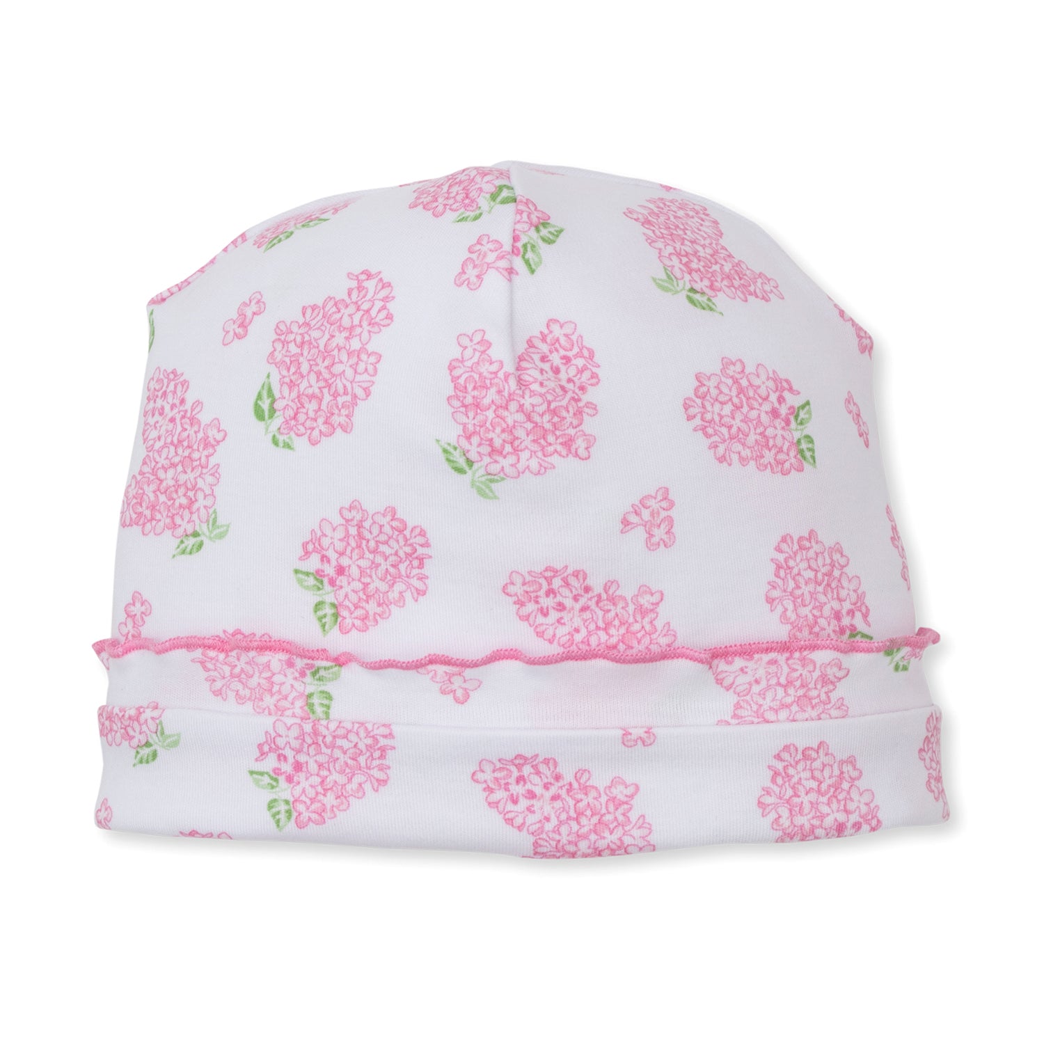 Pink Hydrangea Print Hat