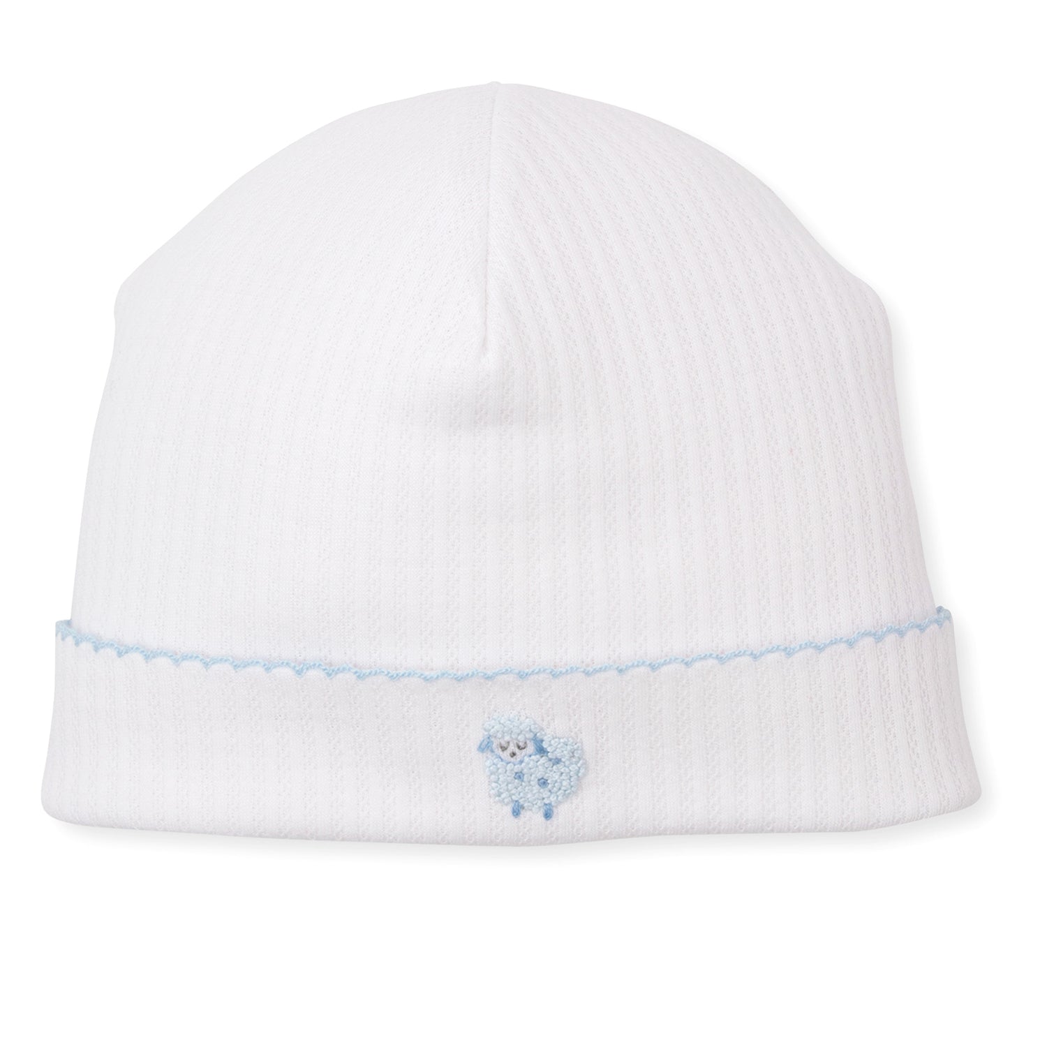 Blue Sheep Embroidered Hat