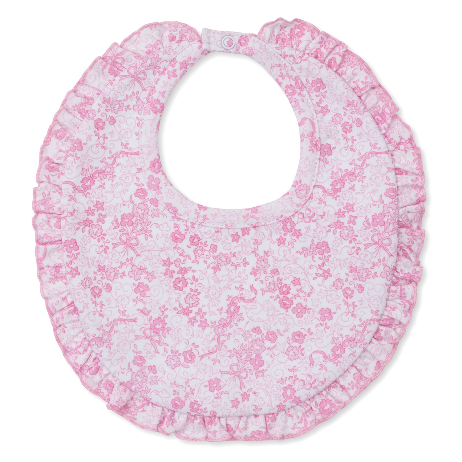 Pink English Rose Bib
