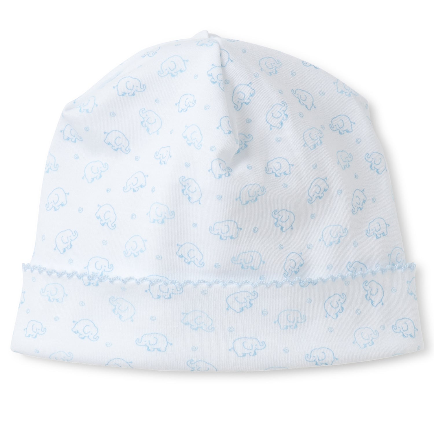 Blue Elephant Print Hat