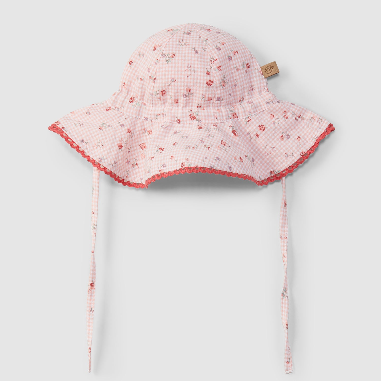 Pink Floral Sun Hat