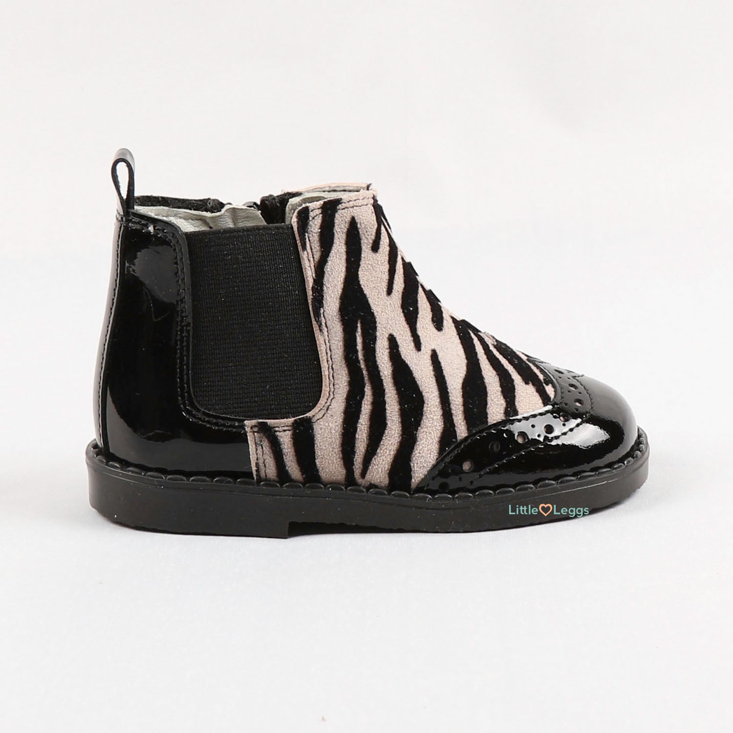 Zebra Print Chelsea Boot