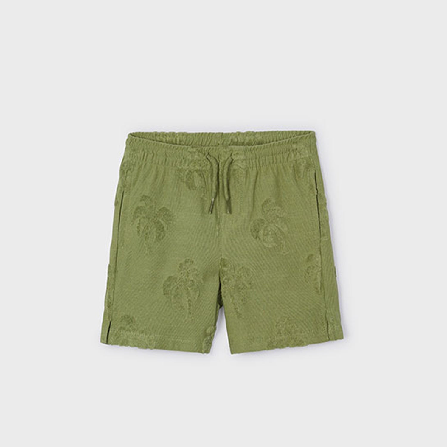 Khaki Palm Tree Short Set