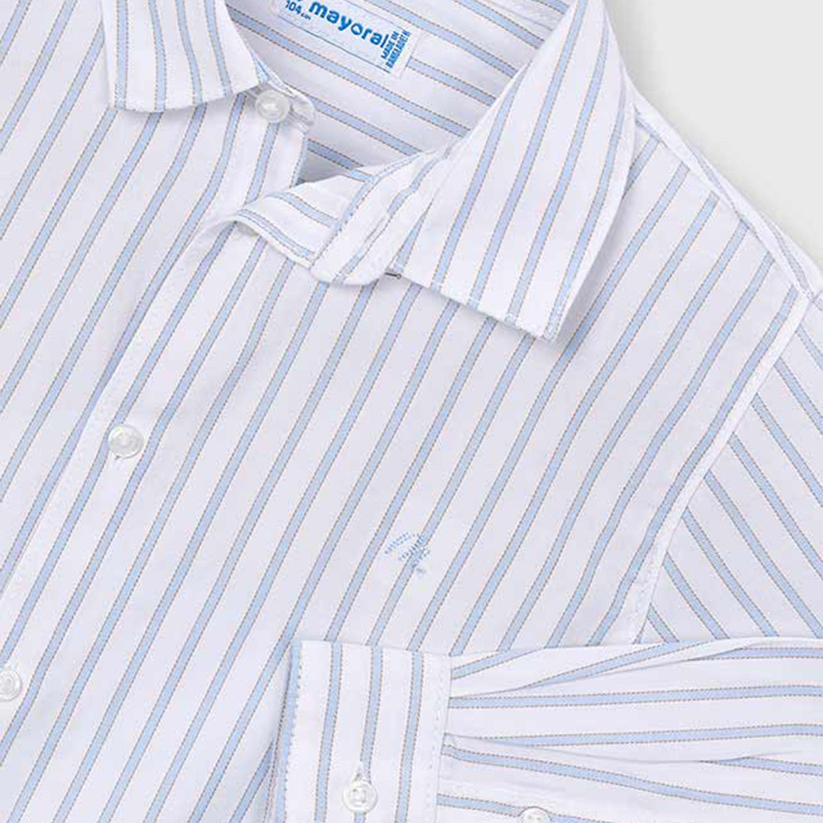Blue Stripe Collar Shirt