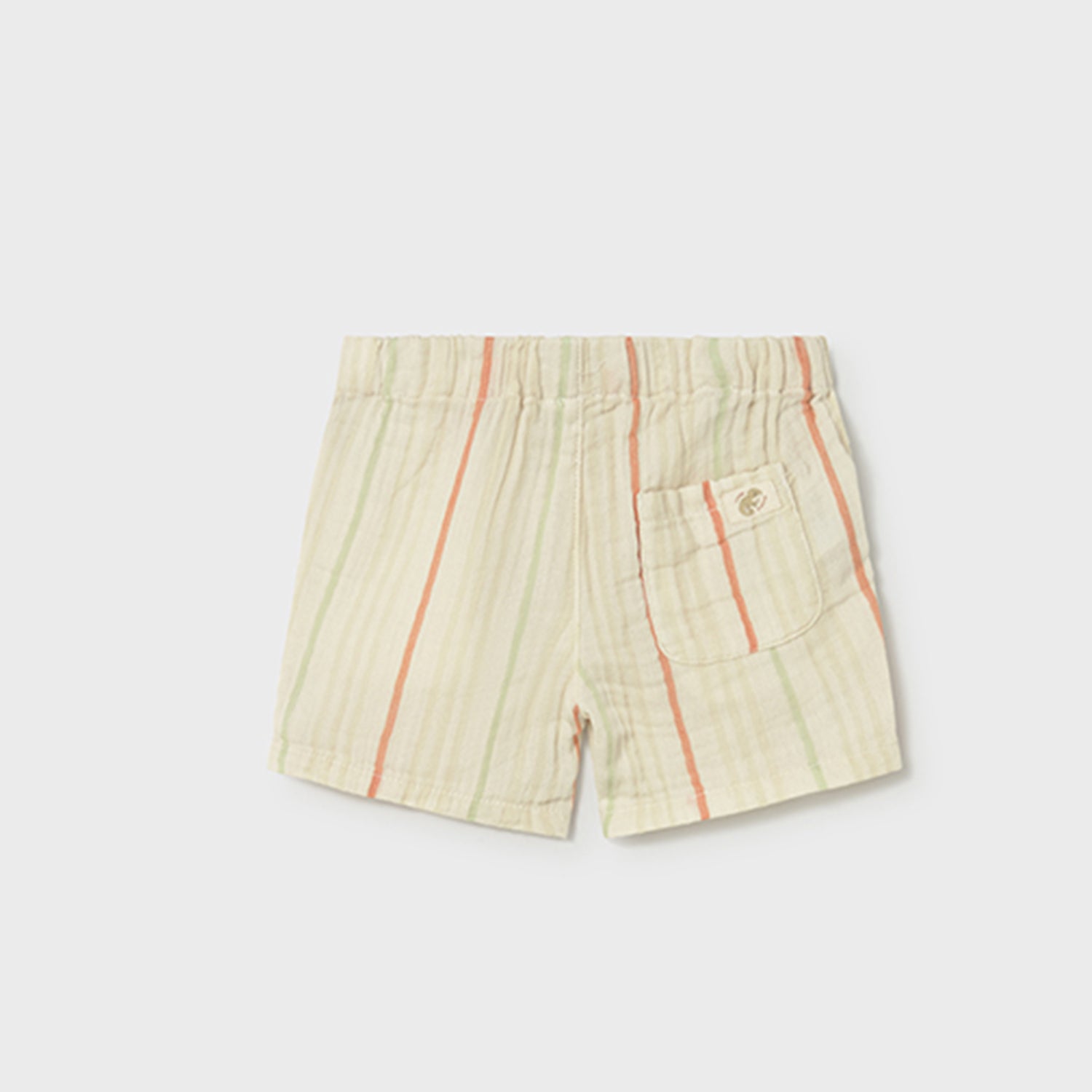 Stripe Crepe Shirt & Short Set