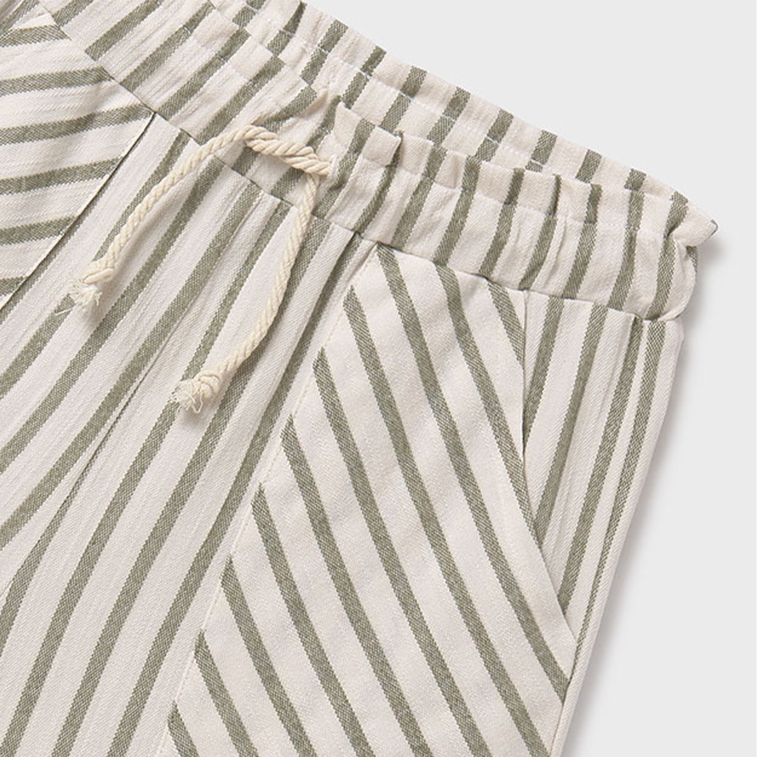 Green Stripe Short Set