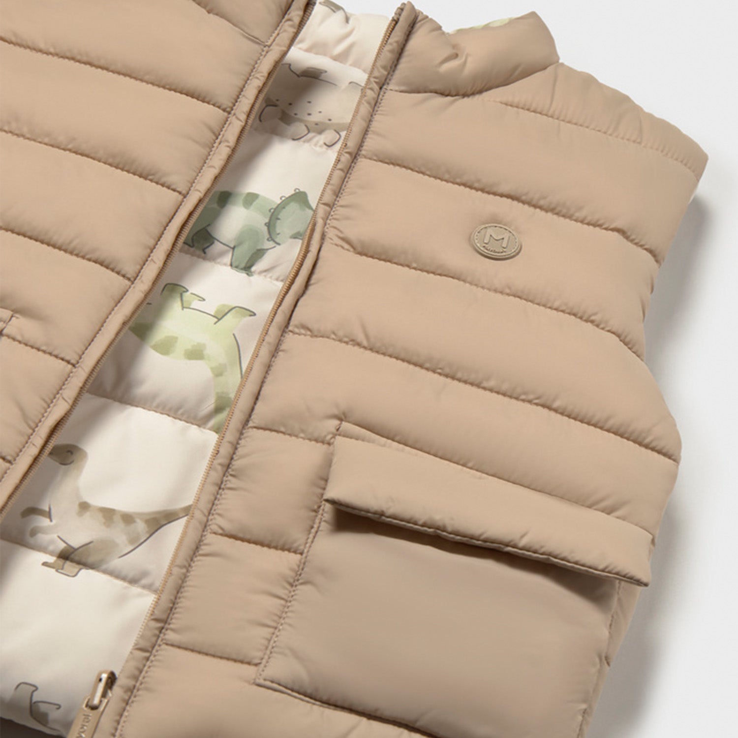 Taupe Reversible Gilet