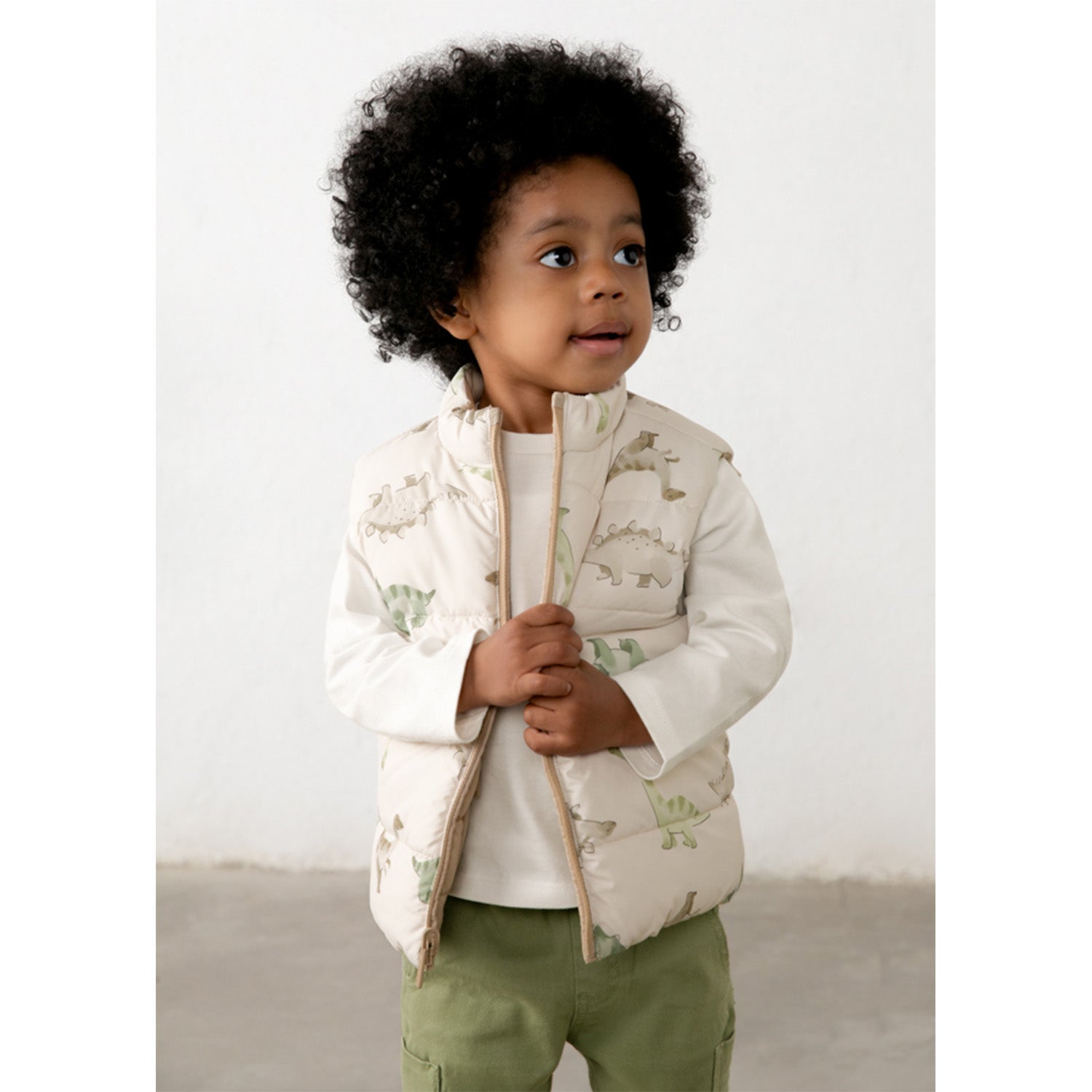 Taupe Reversible Gilet