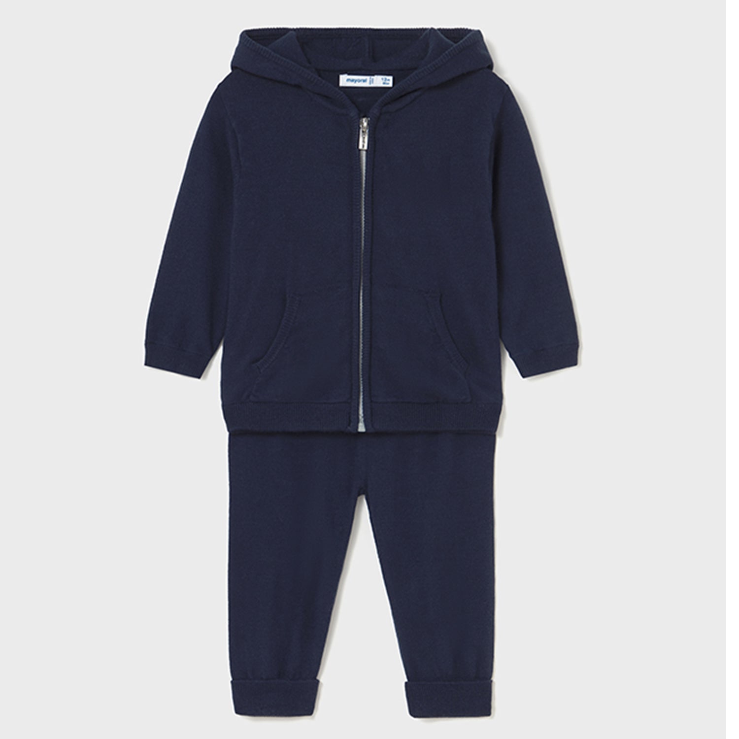 Navy Zipped Tracksuit