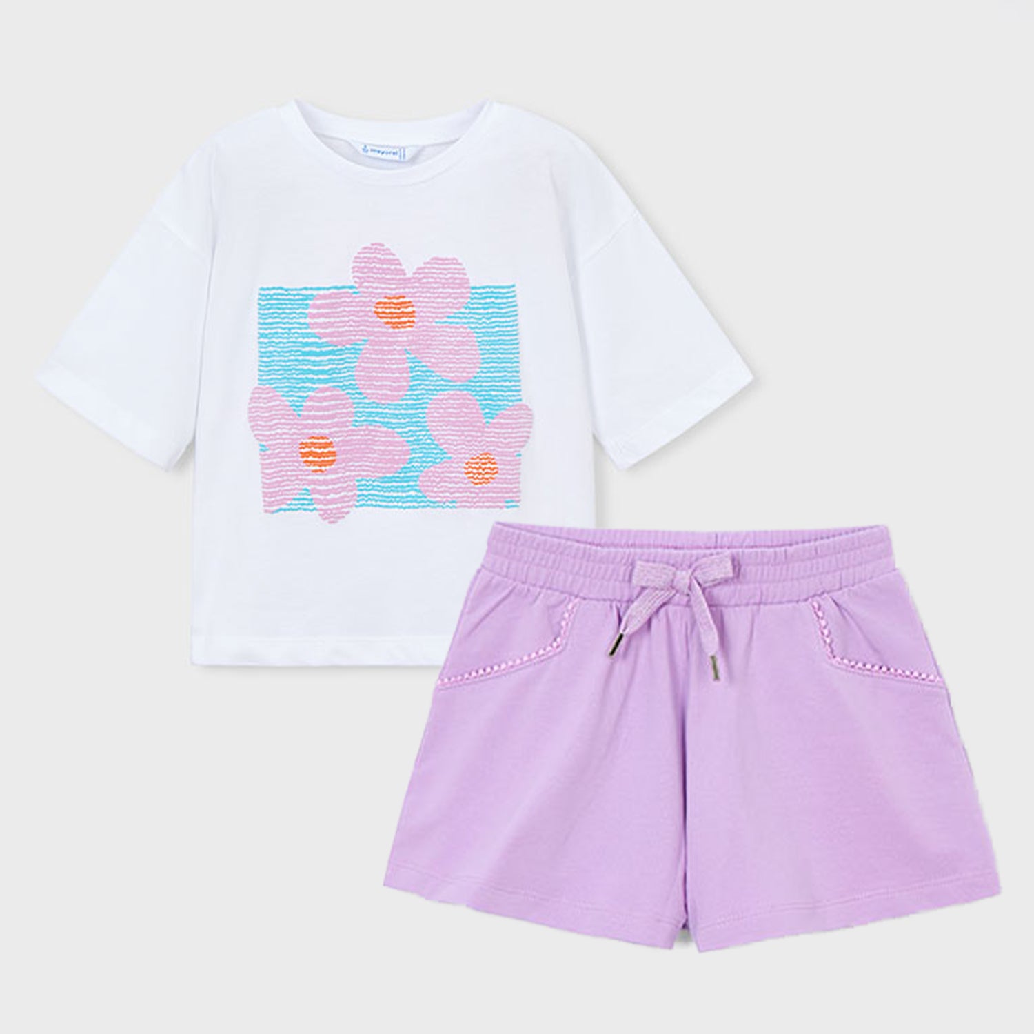 Lilac T-Shirt & Short Set