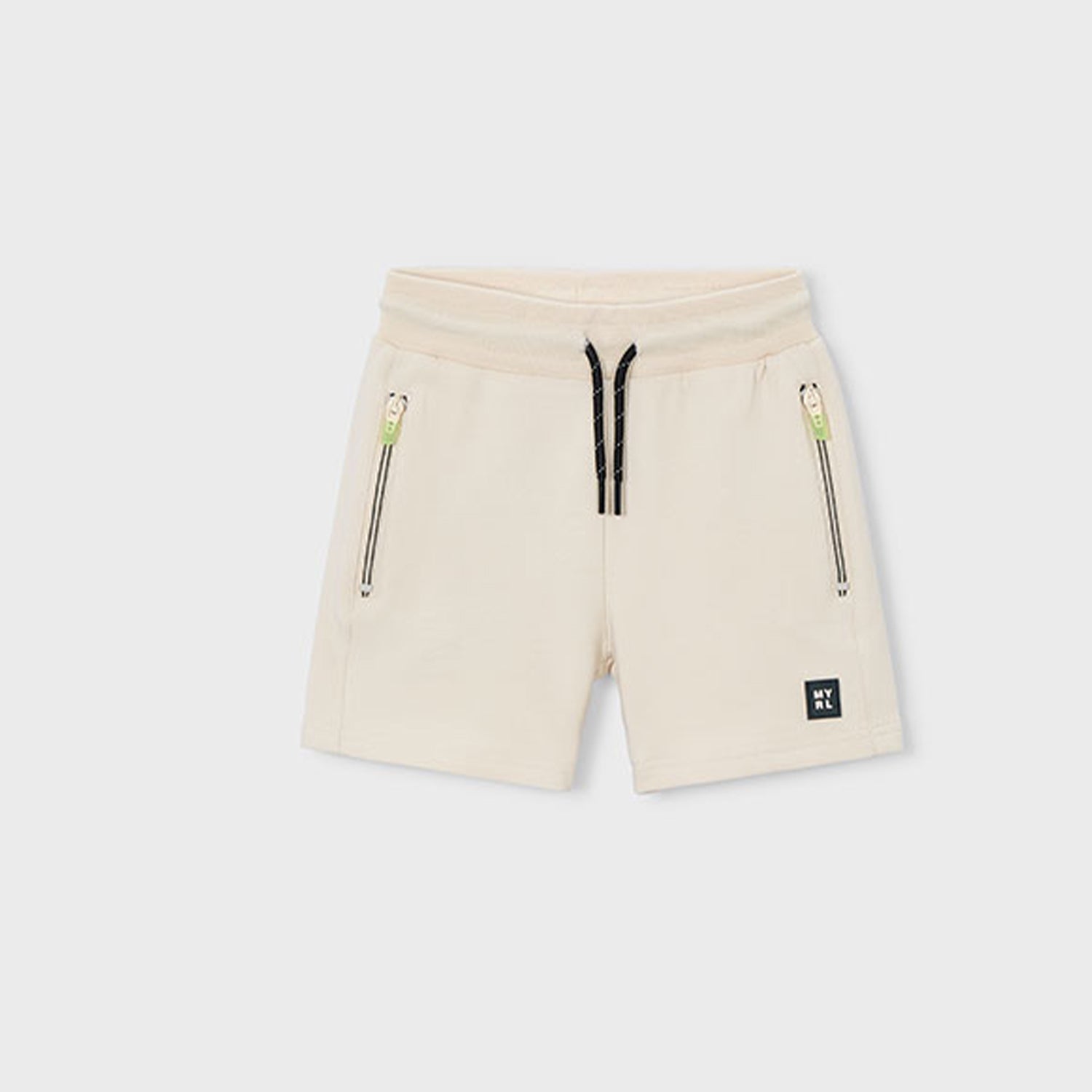 Beige Sweat Short Set