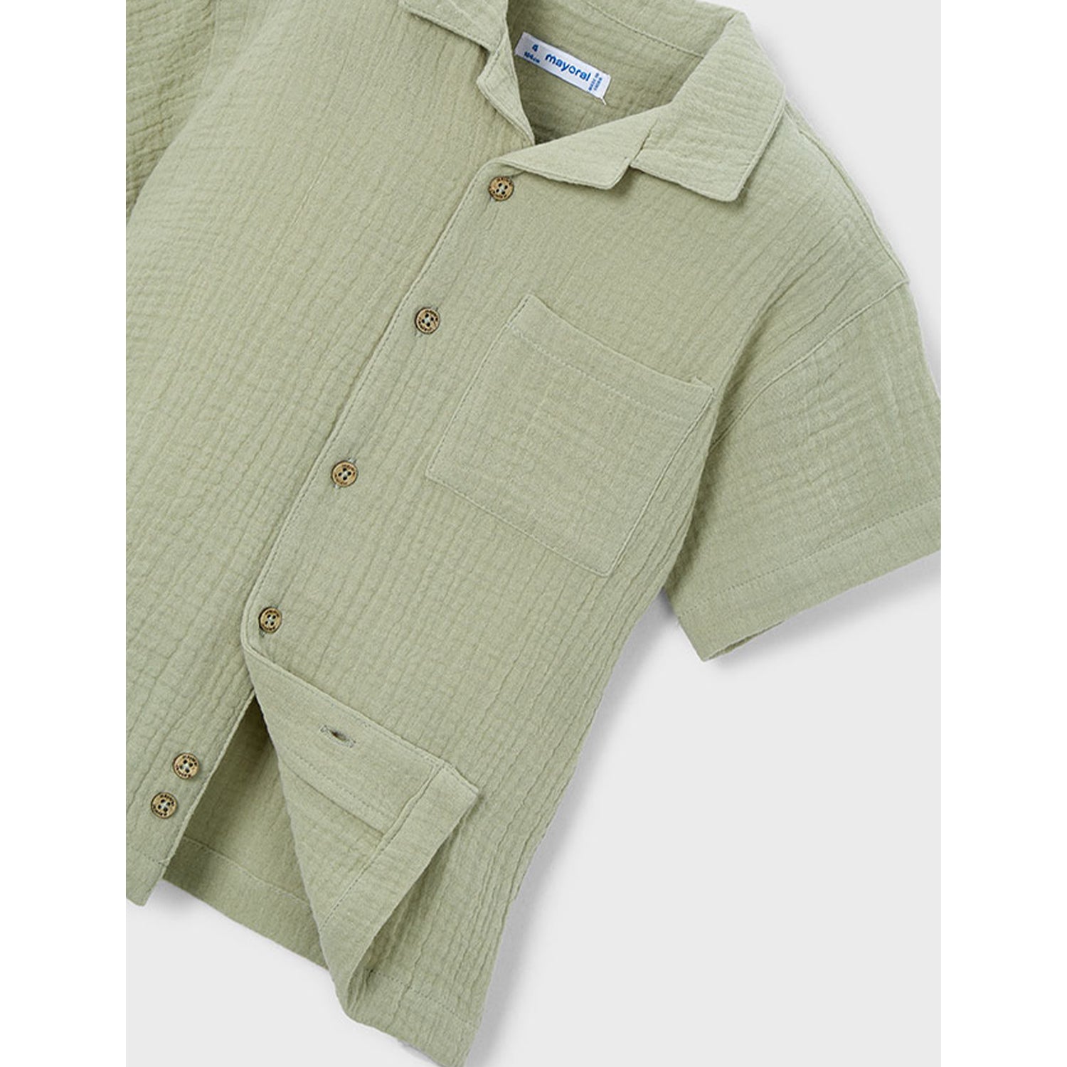 Khaki Crepe Short Set