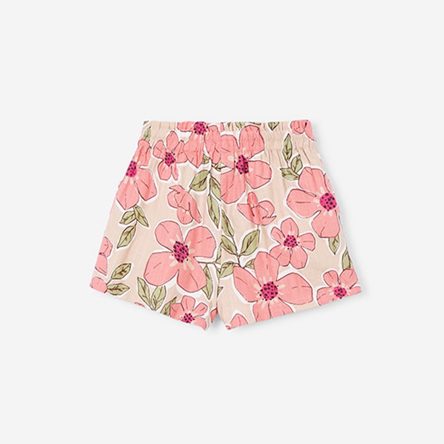 Tangerine Floral Short Set
