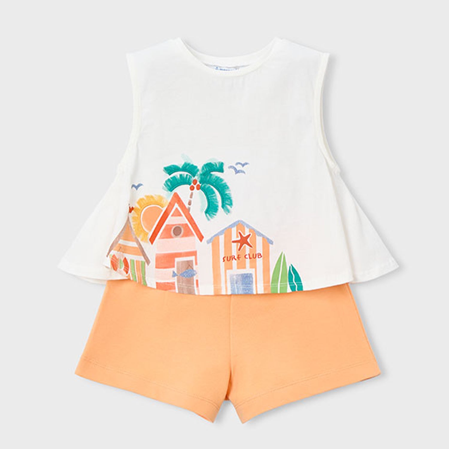 Pumpkin Beach Hut Short Set