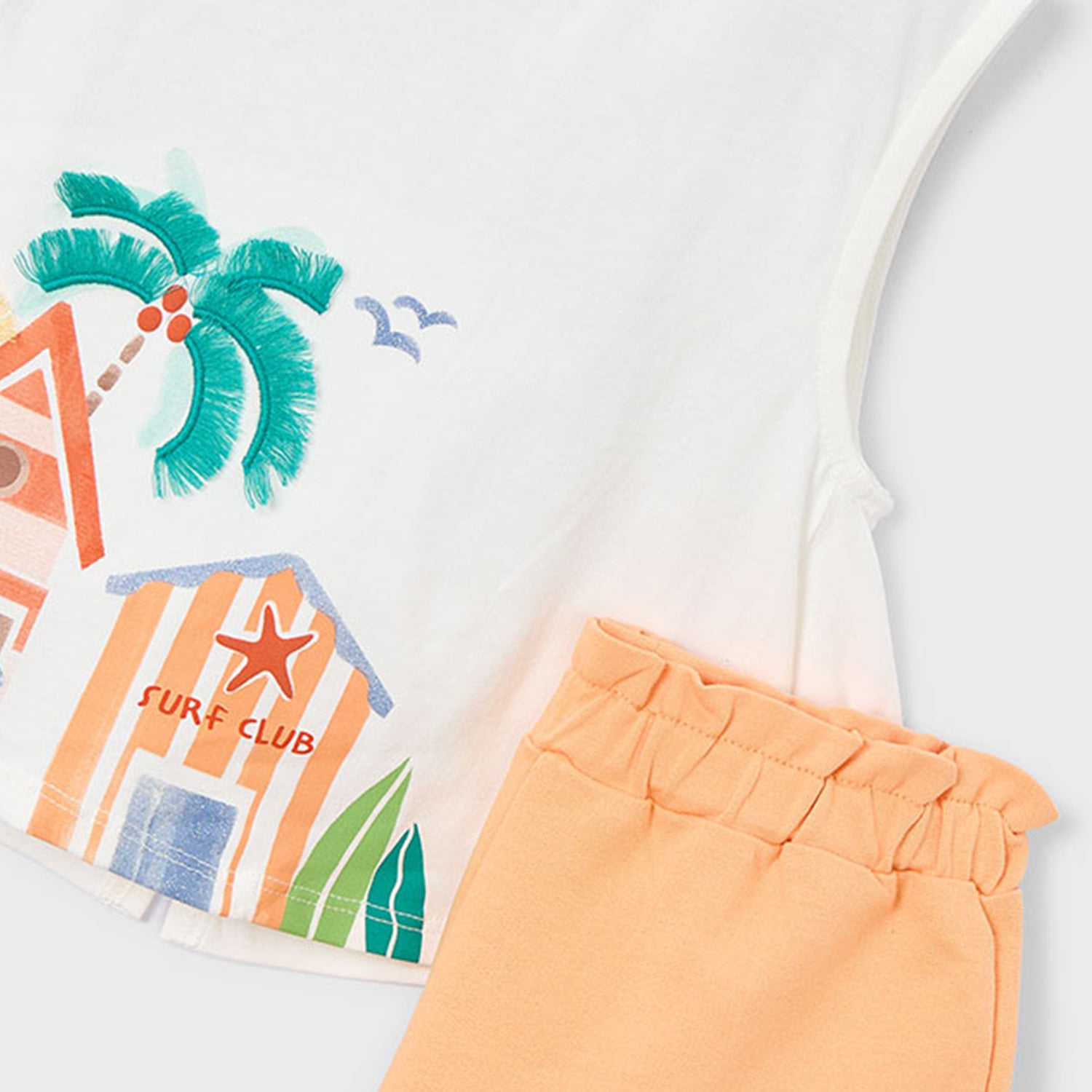 Pumpkin Beach Hut Short Set