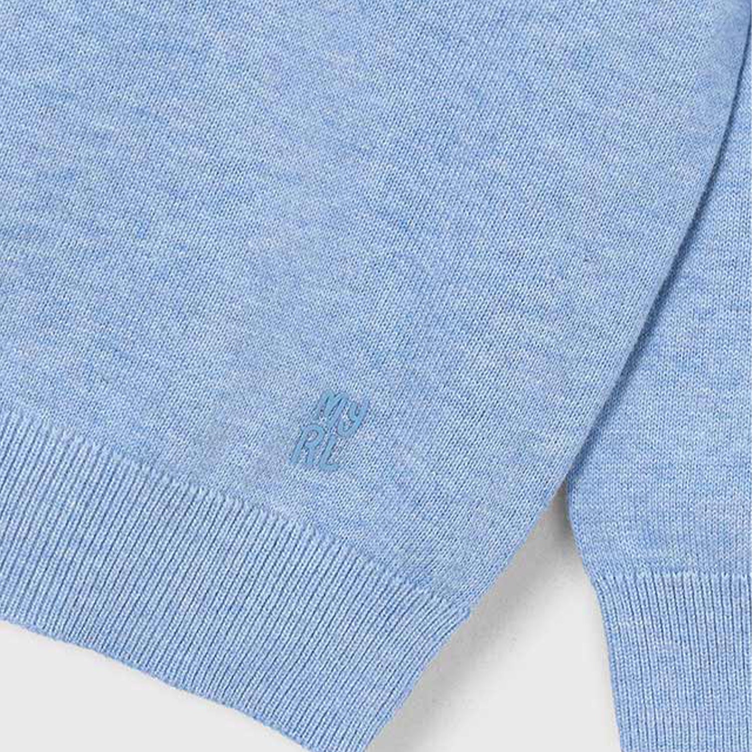 Blue Crew Neck Jumper