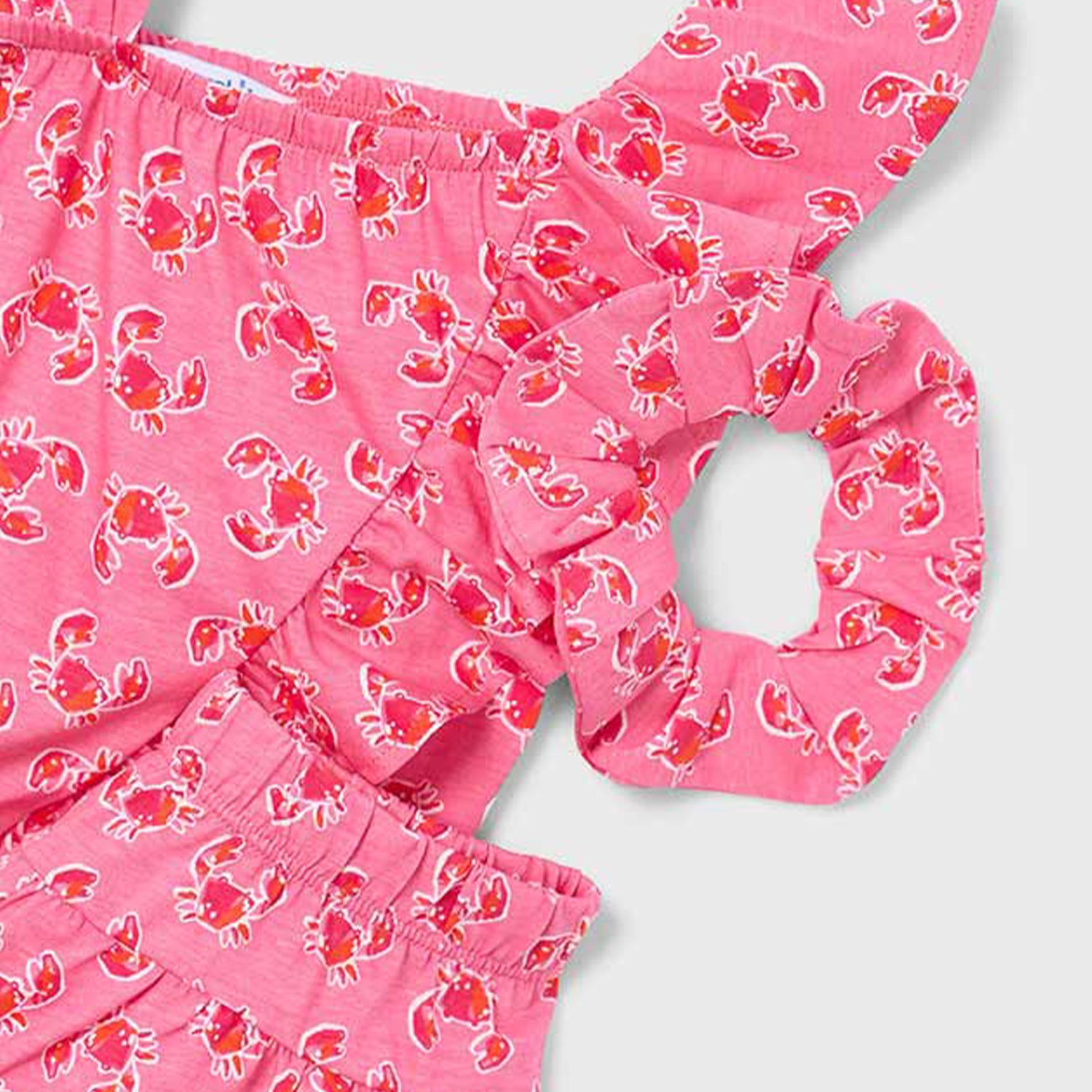 Pink Crab Print Short Set