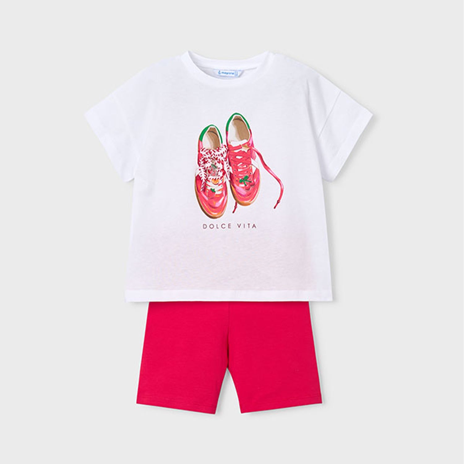 Red Trainer Cycling Set