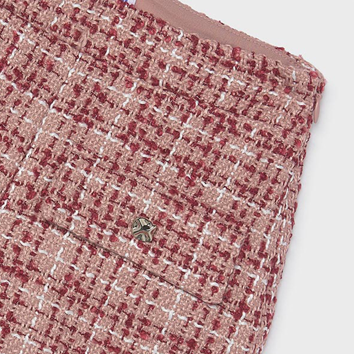 Red Tweed Shorts