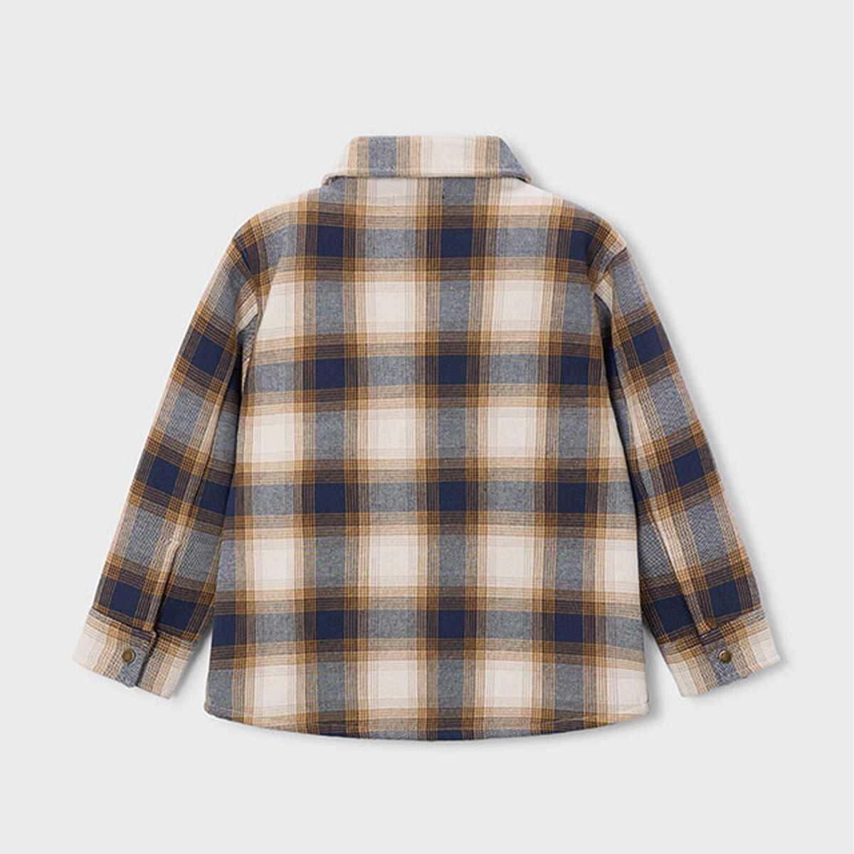 Blue & Beige Check Overshirt