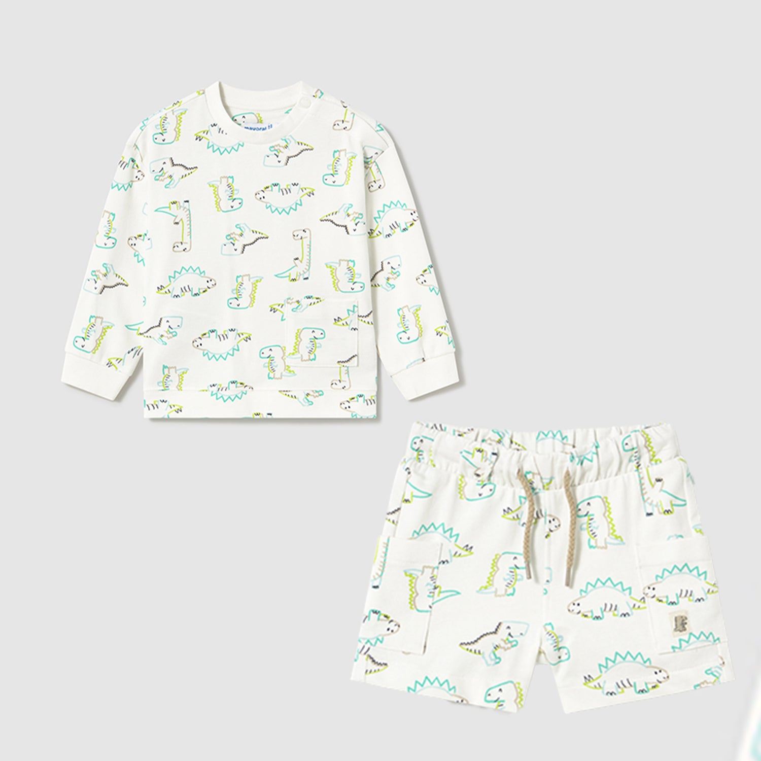 Dino Sweat Short Set