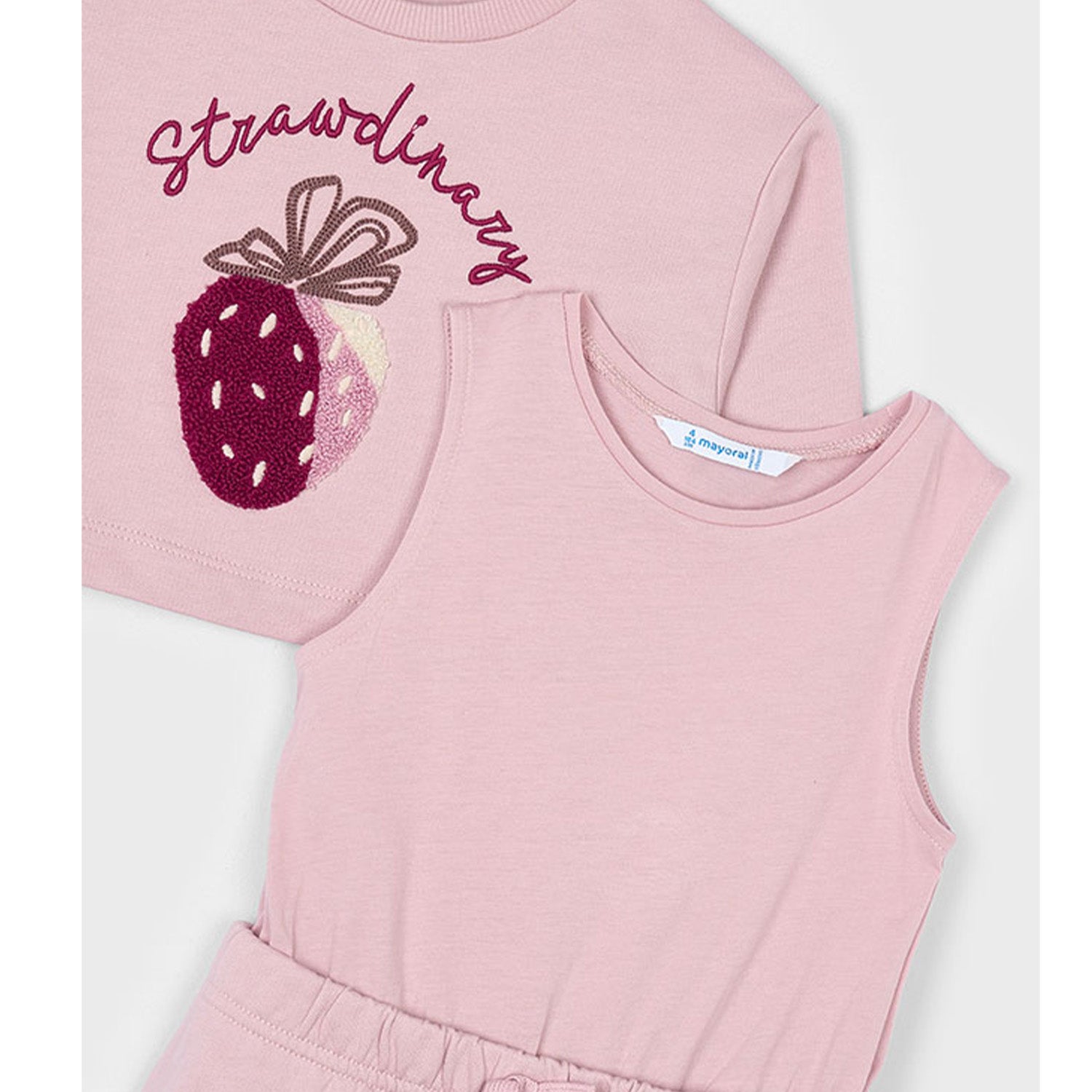 Strawberry 2 Piece Sweat Dress