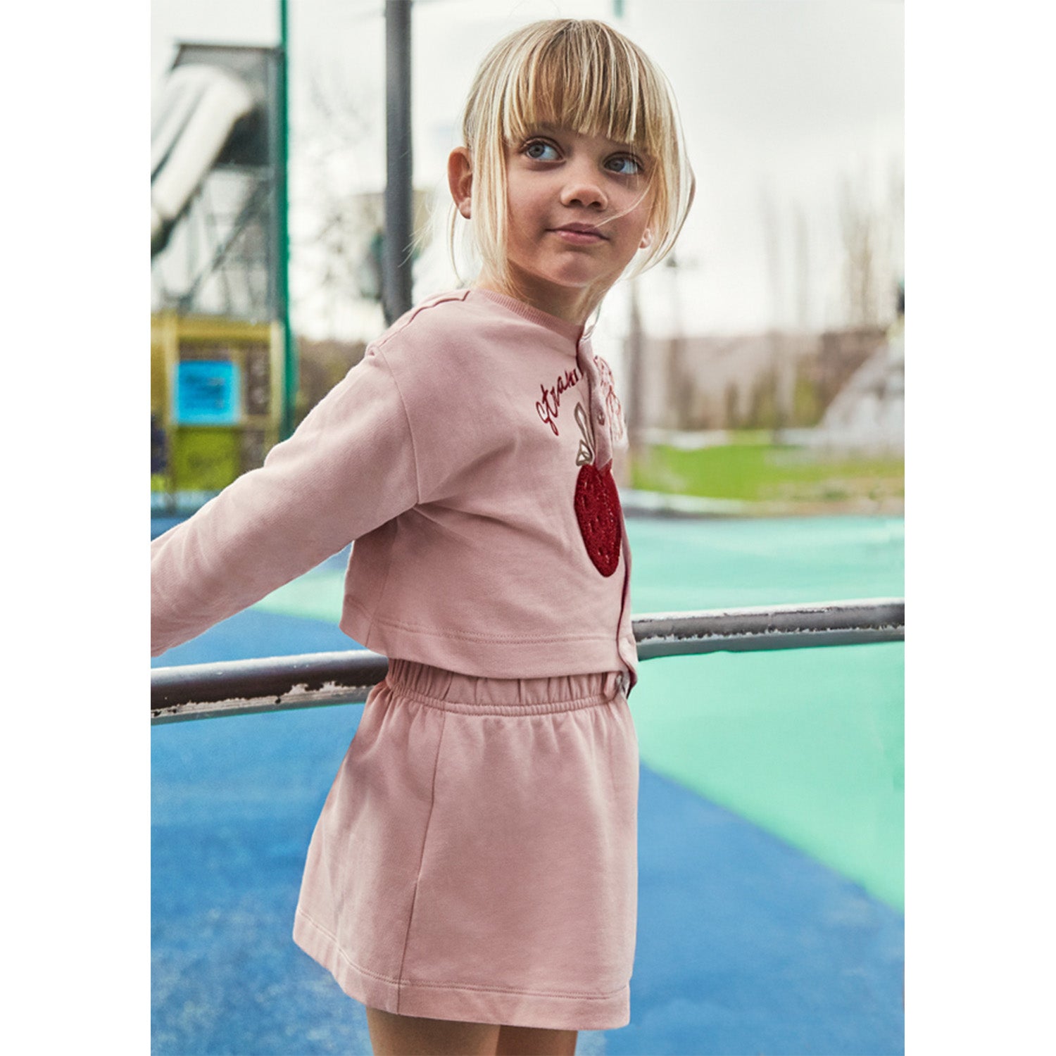 Strawberry 2 Piece Sweat Dress