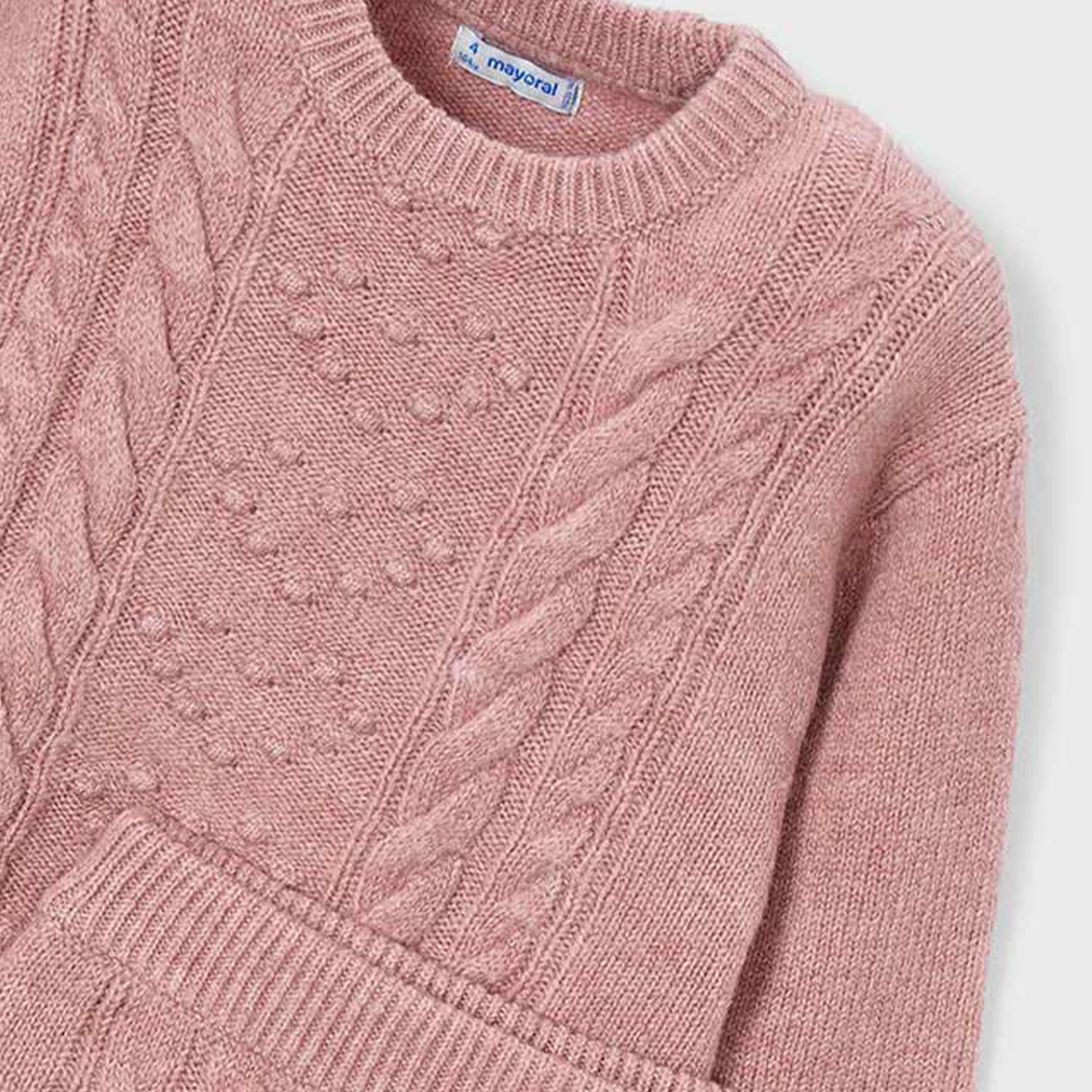 Dusty Pink Tricot Skirt Set