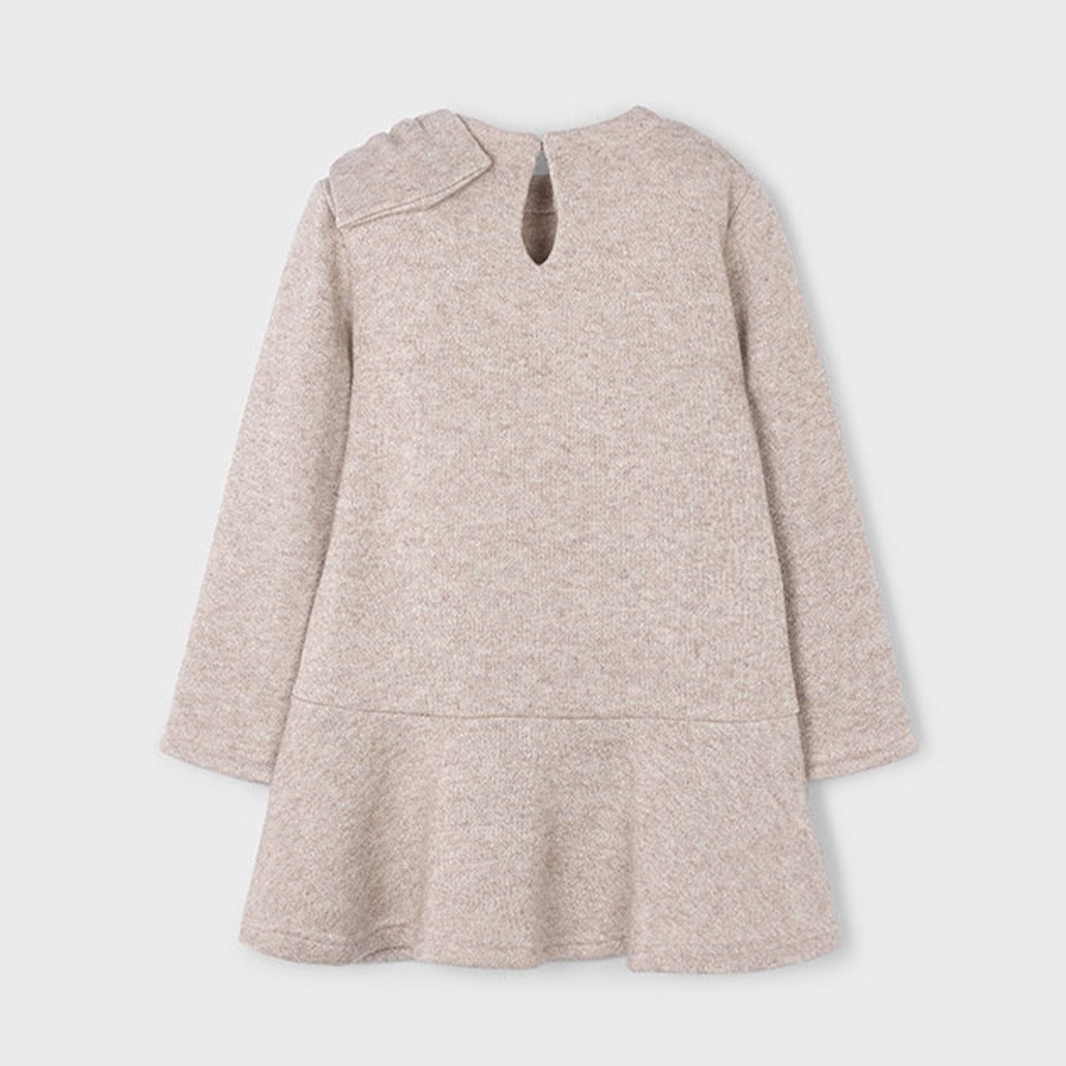 Beige Glitter Thread Dress