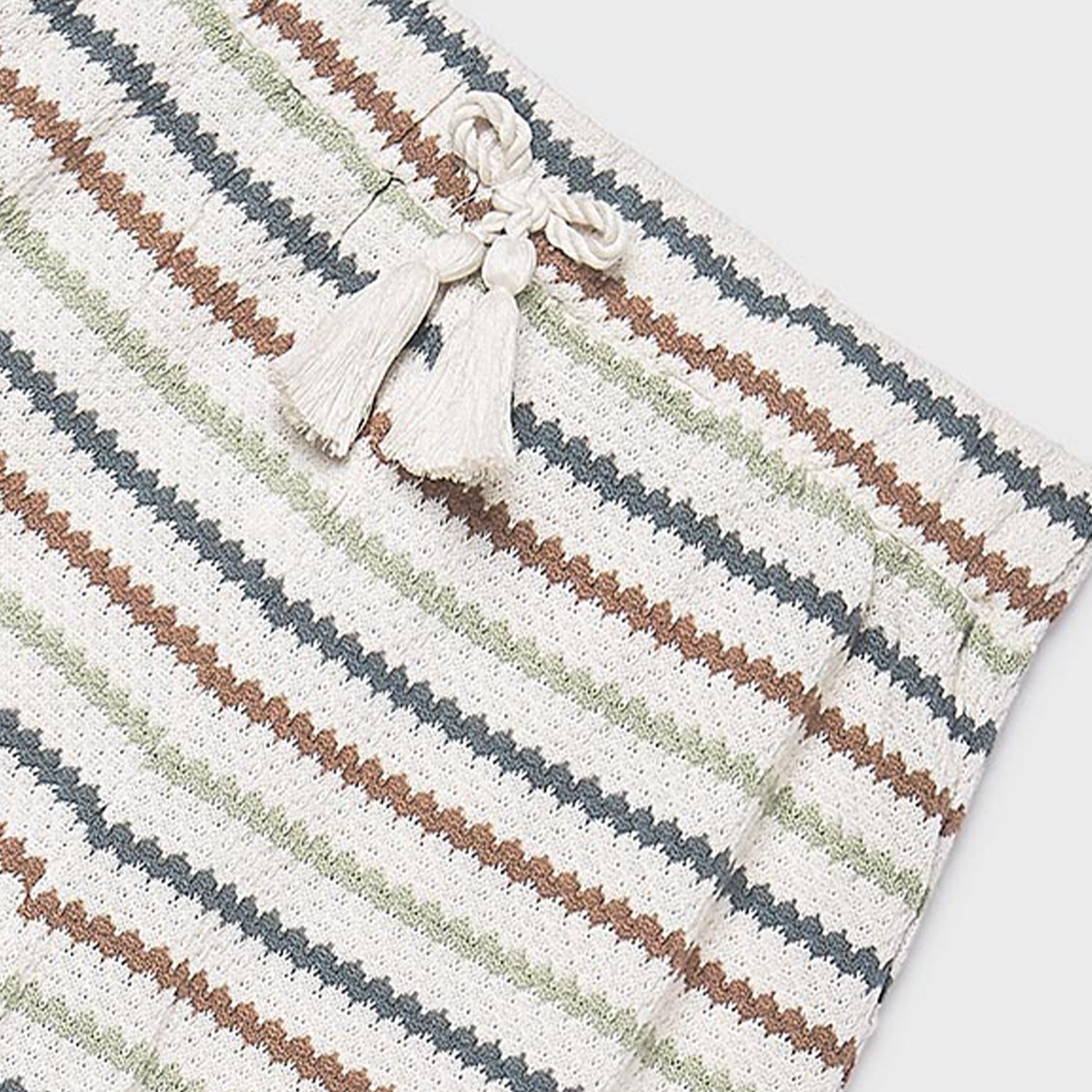 Stripe Crochet Trouser Set