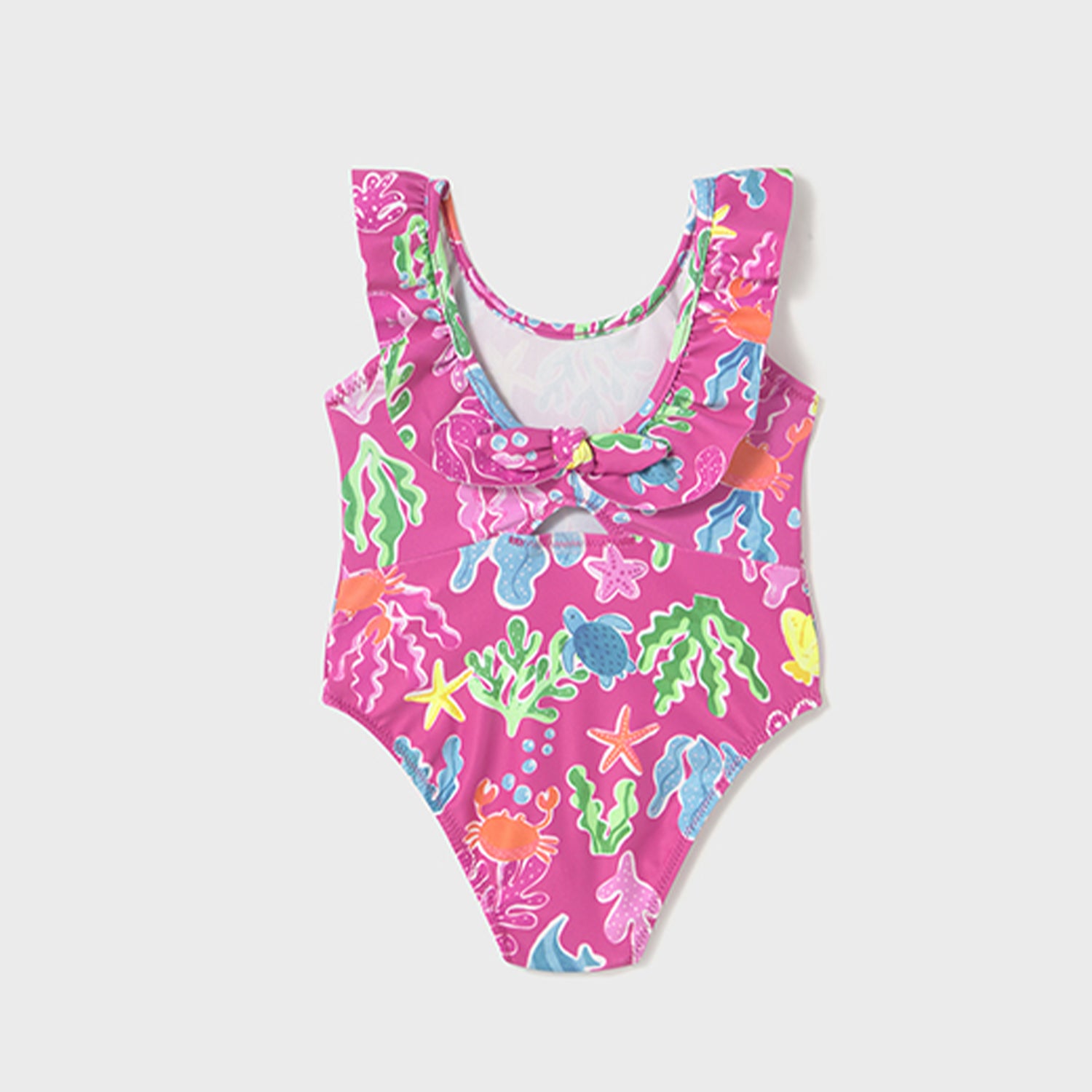 Fuchsia Underwater Print Swimsuit