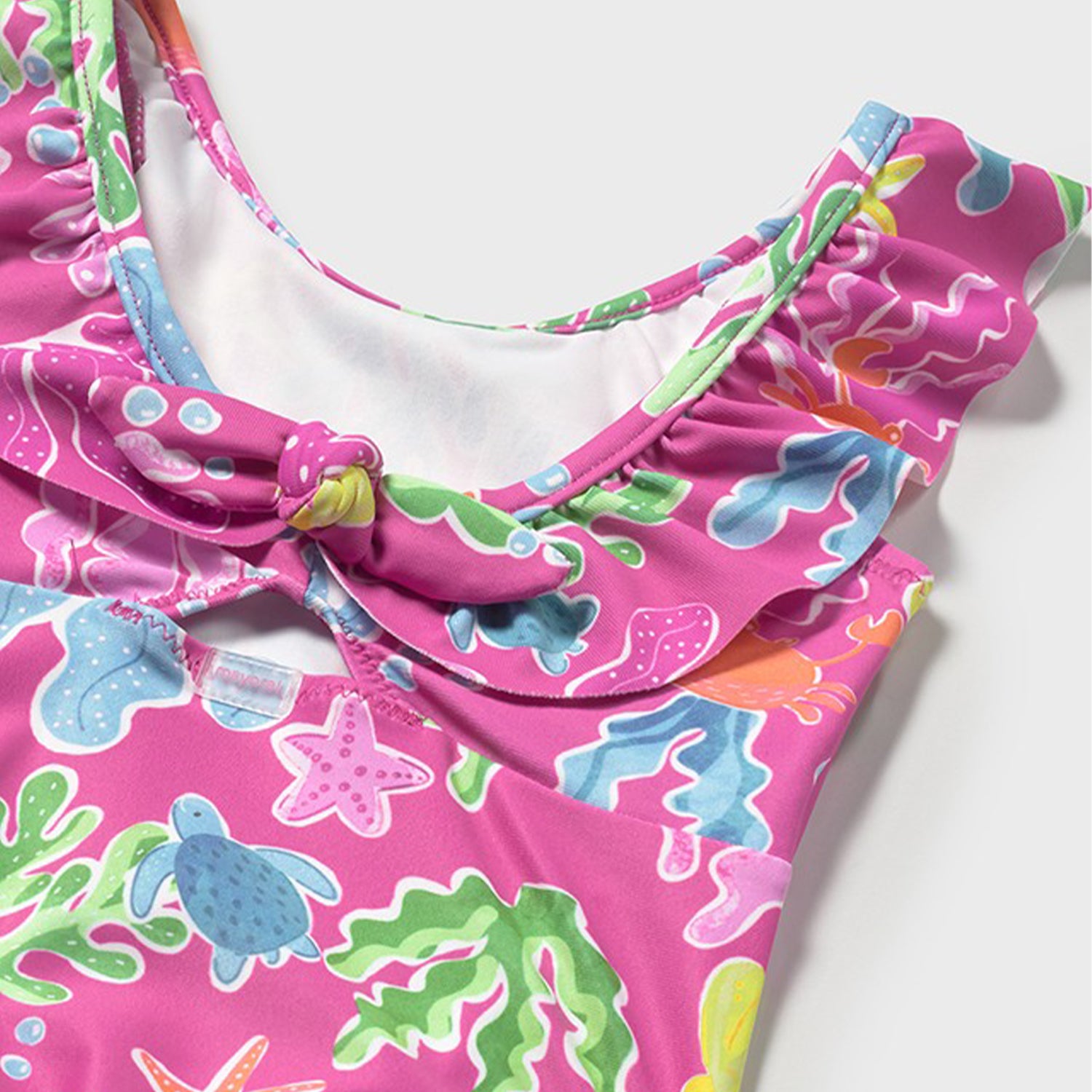 Fuchsia Underwater Print Swimsuit